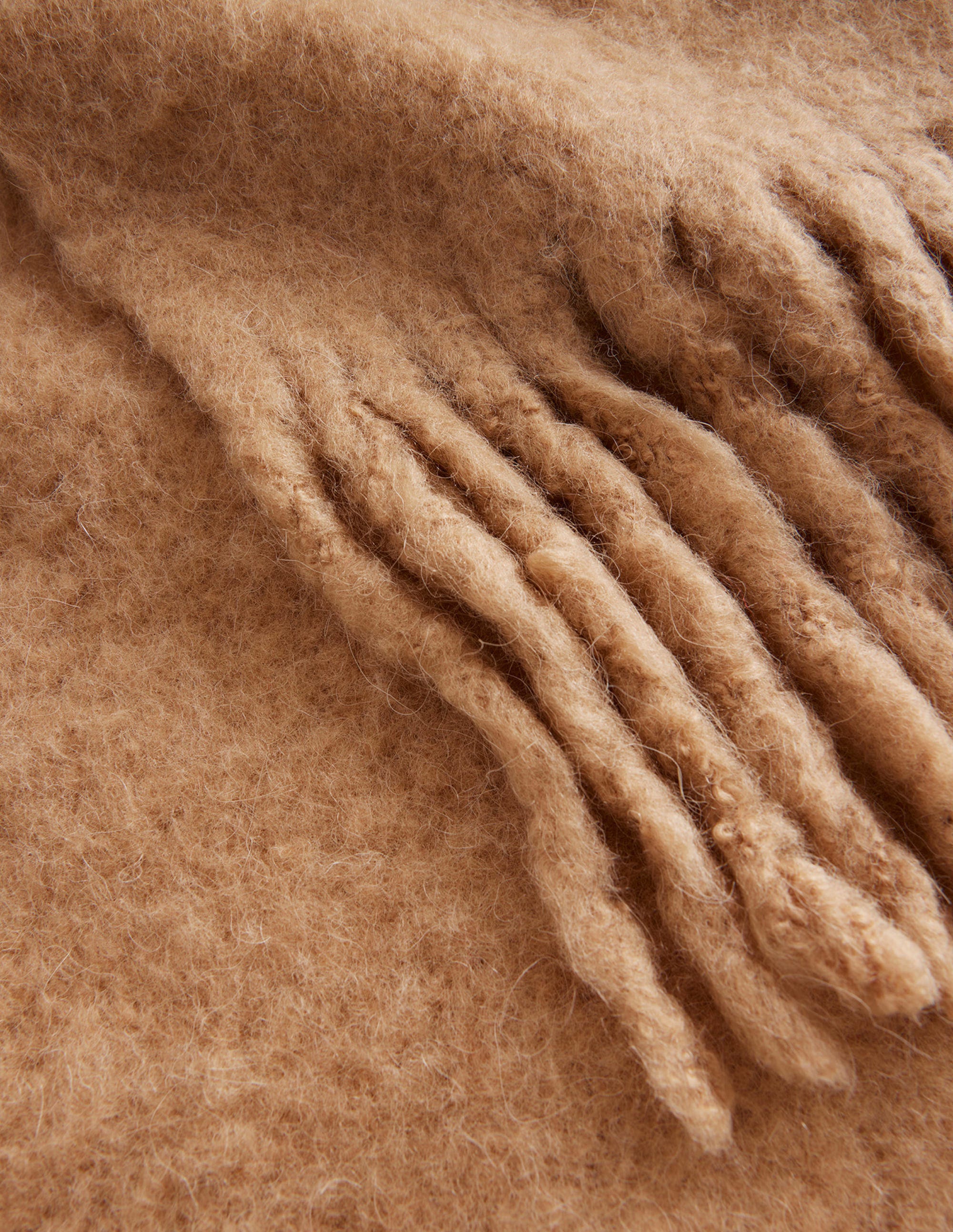 Fluffy Scarf-Camel - Image 3