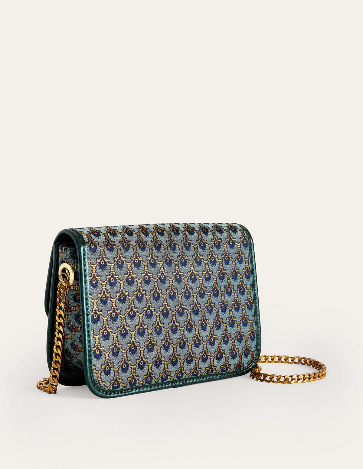 Snaffle-Trim Cross-Body Bag-Jacquard-3
