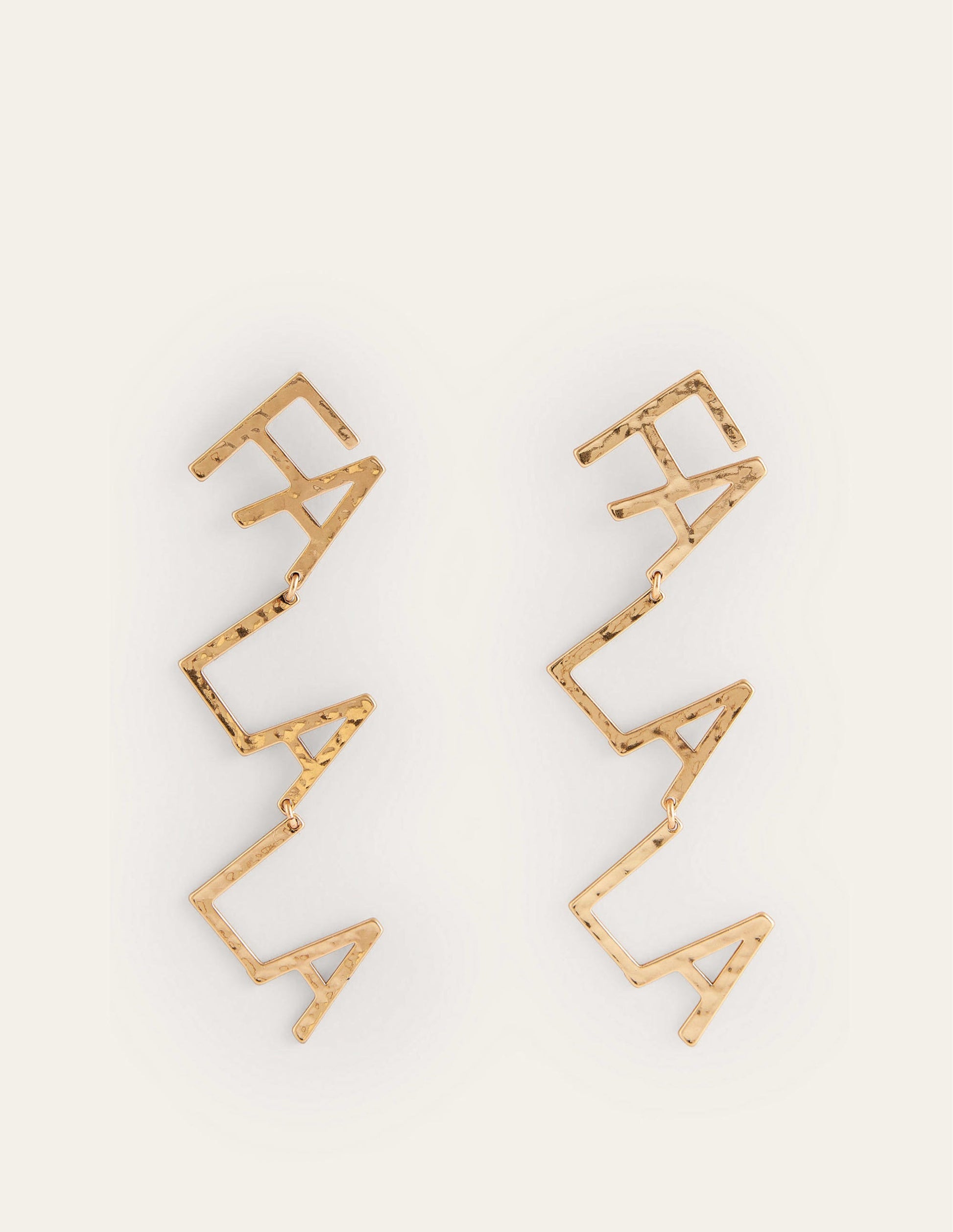 Festive Stamp Earrings-Fa La La-2