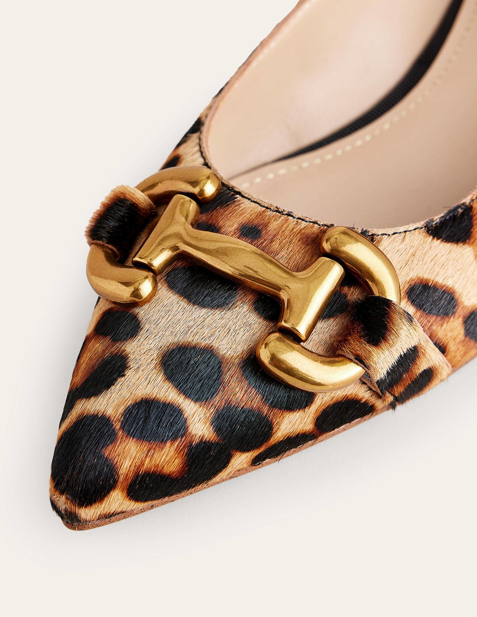Iris Snaffle Ballet Flat-Classic Leopard Pony Hair-3