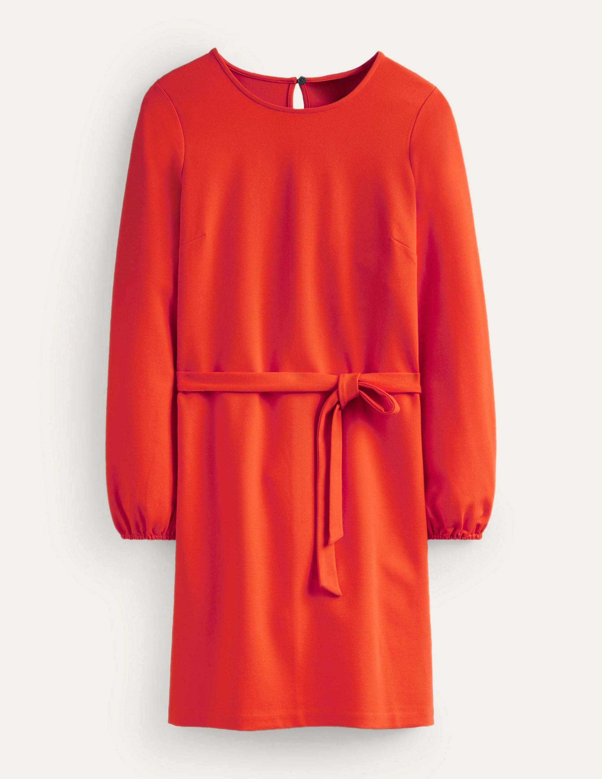 Violet Ponte Shift Dress-Fiesta Orange-6