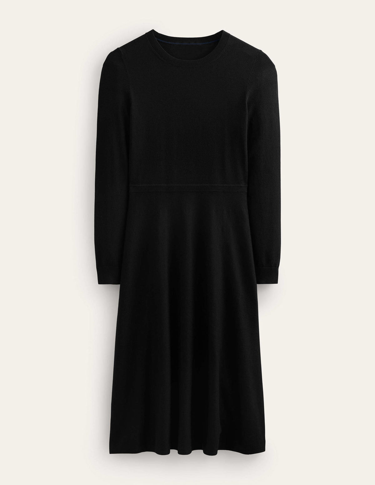 Maria Knitted Midi Dress-Black - Image 5