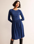Thea Short Jersey Dress-Atlantic , Reverie Small