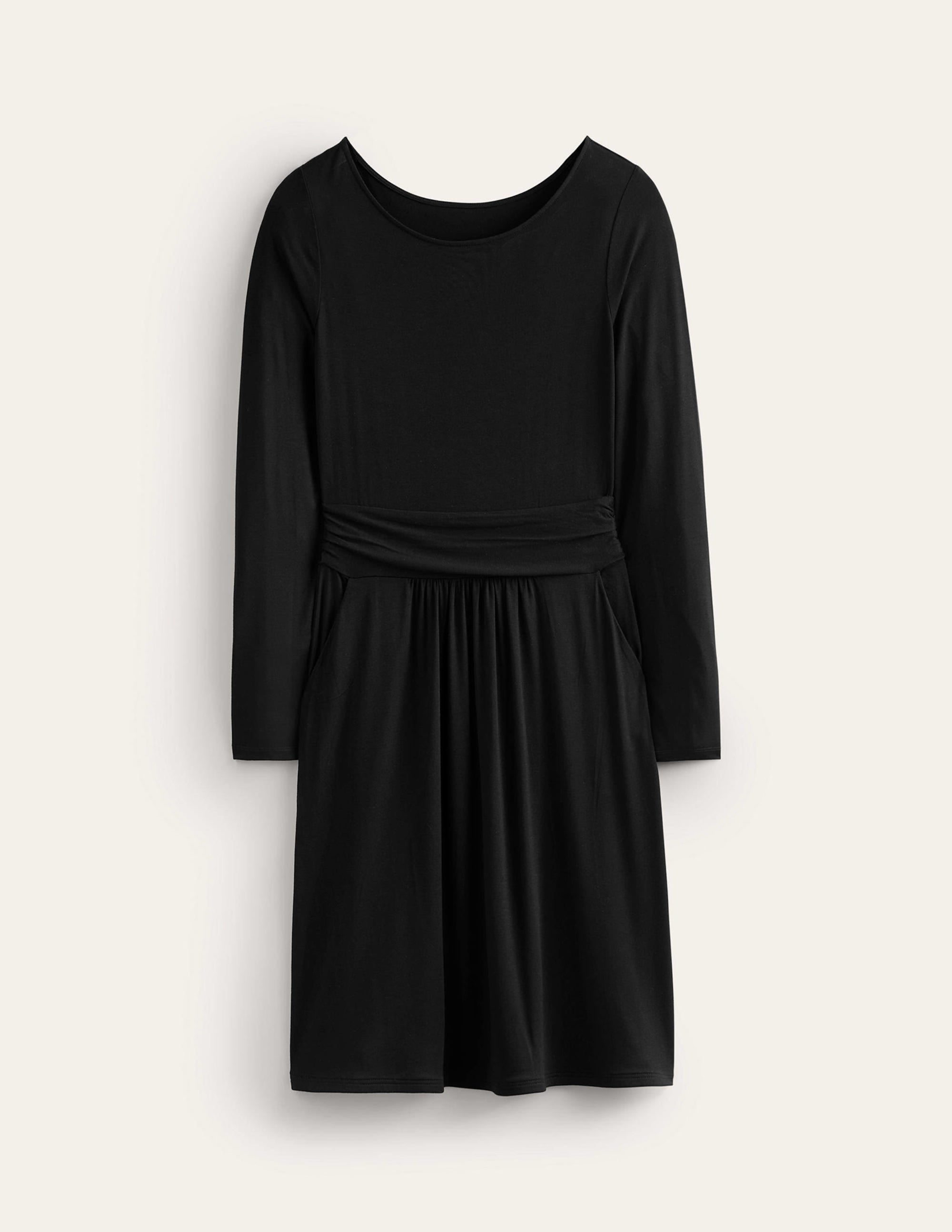 Abigail Jersey Dress-Black - Image 5