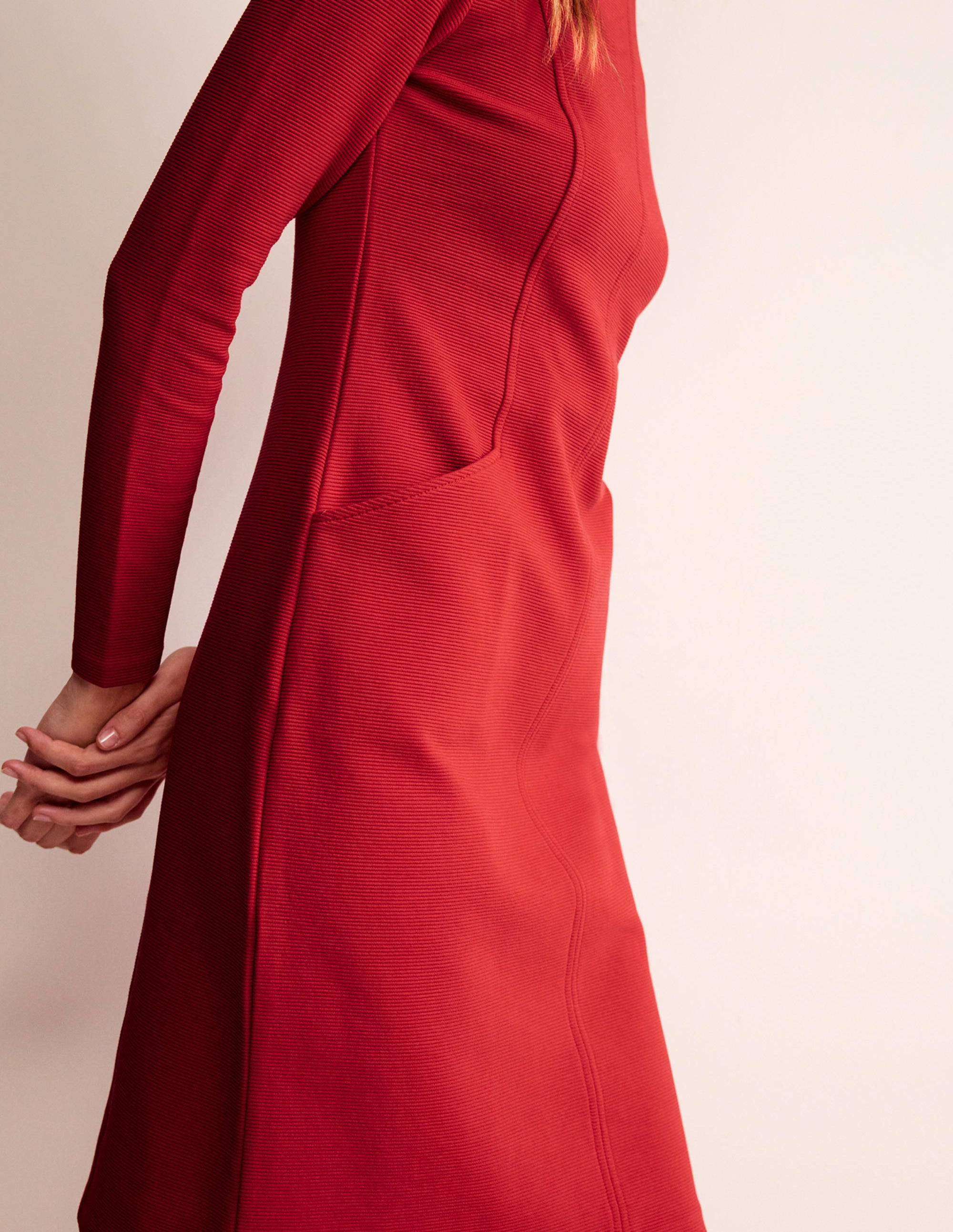Ellen Ottoman Dress-Salsa - Image 2