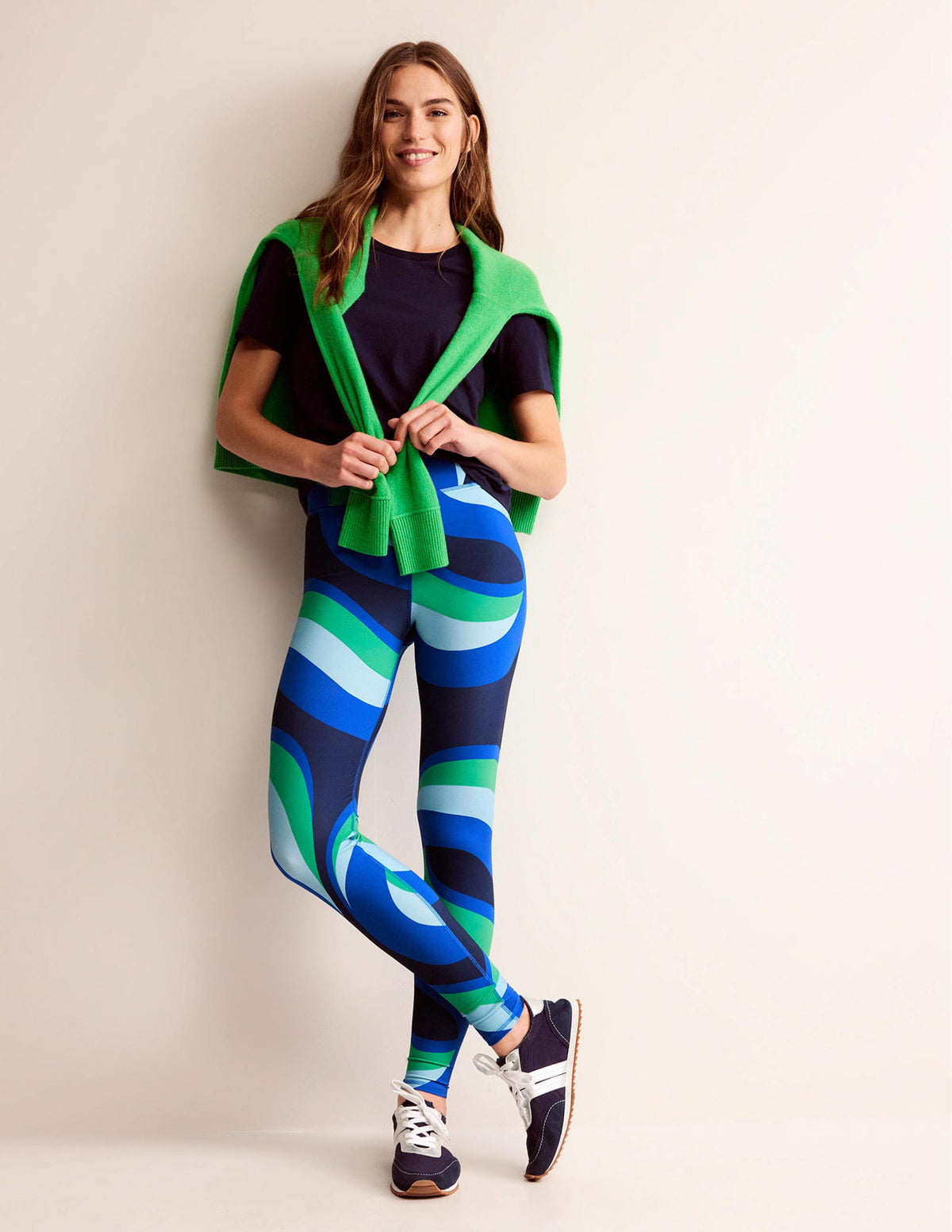 High Waisted Leggings-Surf The Web - Image 1