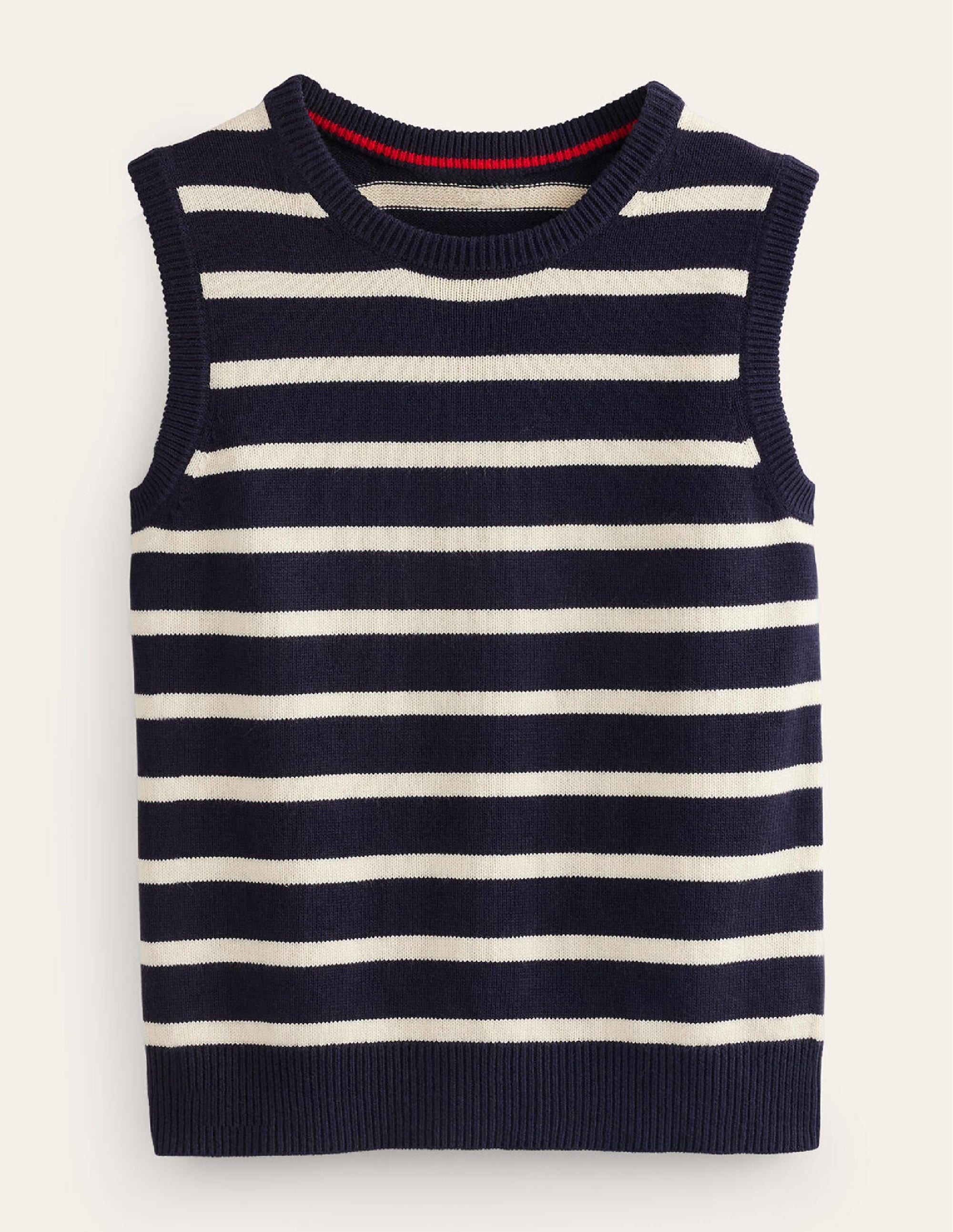 Fiona Tank-Navy and Ivory - Image 7