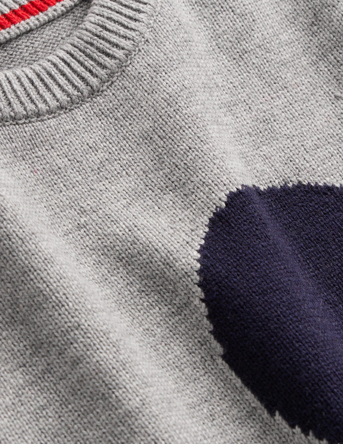Fiona Tank-Grey Melange, Navy Spot - Image 8