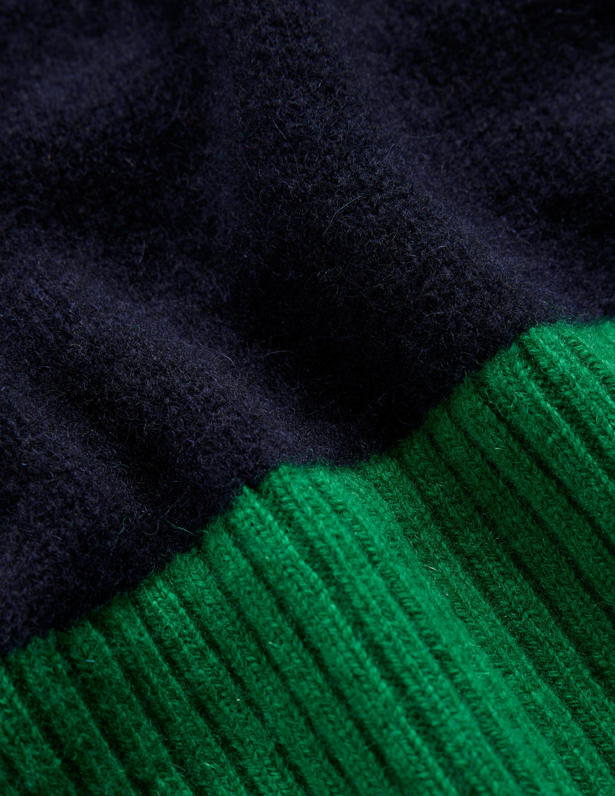 Jessica Oversized Jumper-Navy Colourblock - Image 6