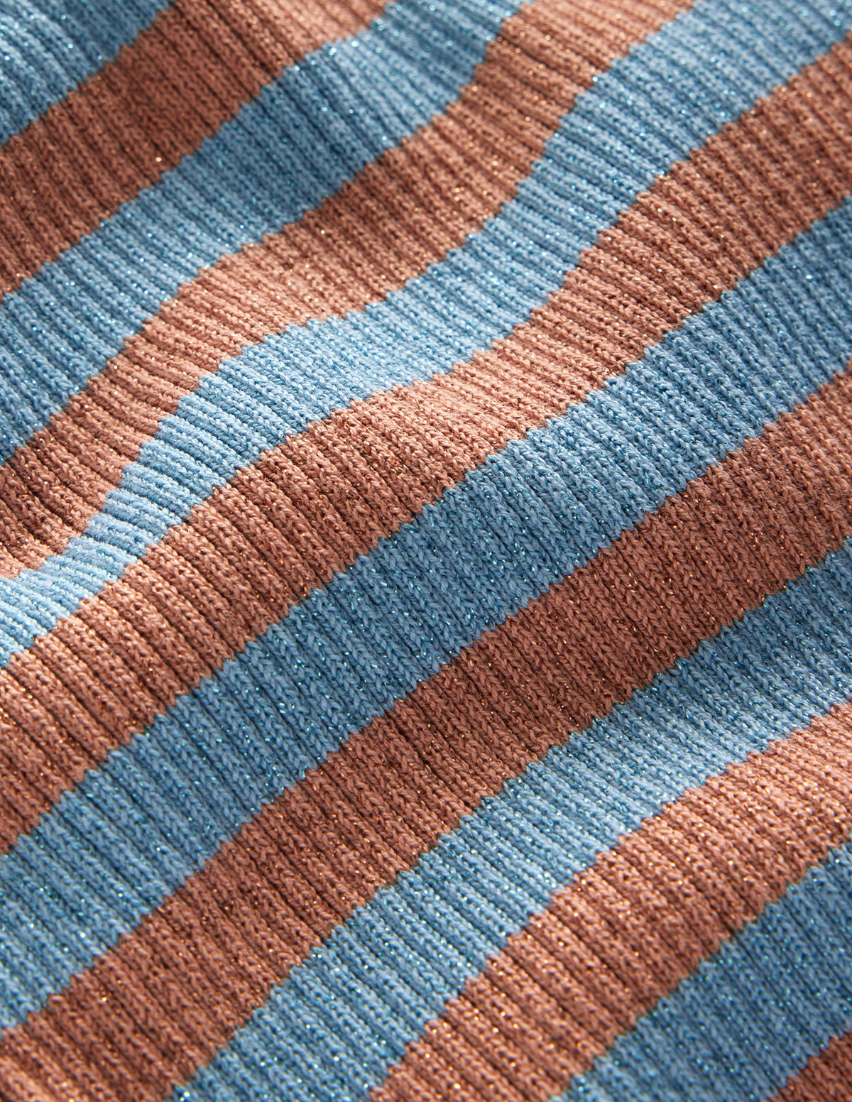 Matilda Sparkle Jumper-Light Blue and Copper - Image 6