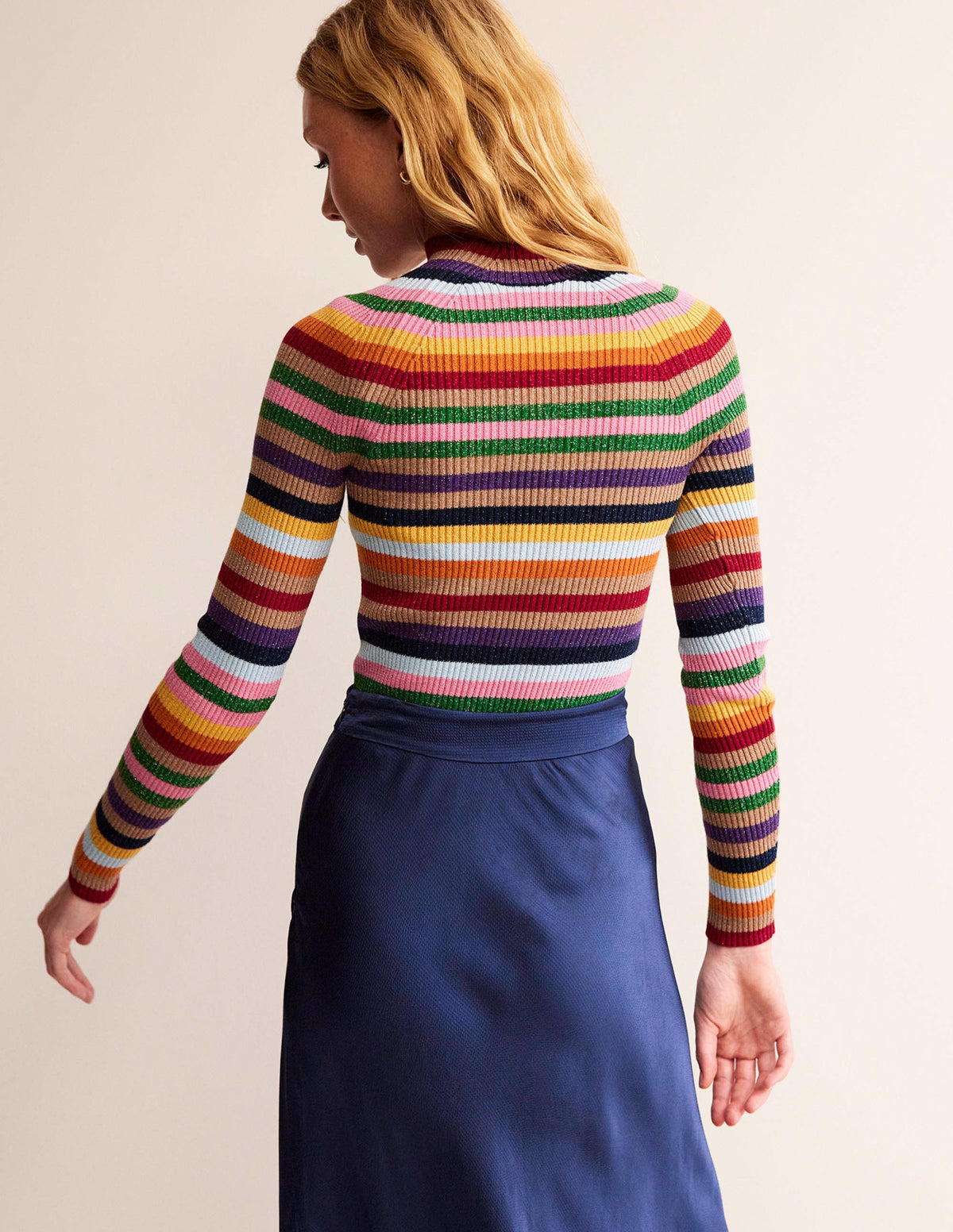 Matilda Sparkle Jumper-Sparkle Multi Stripe - Image 3