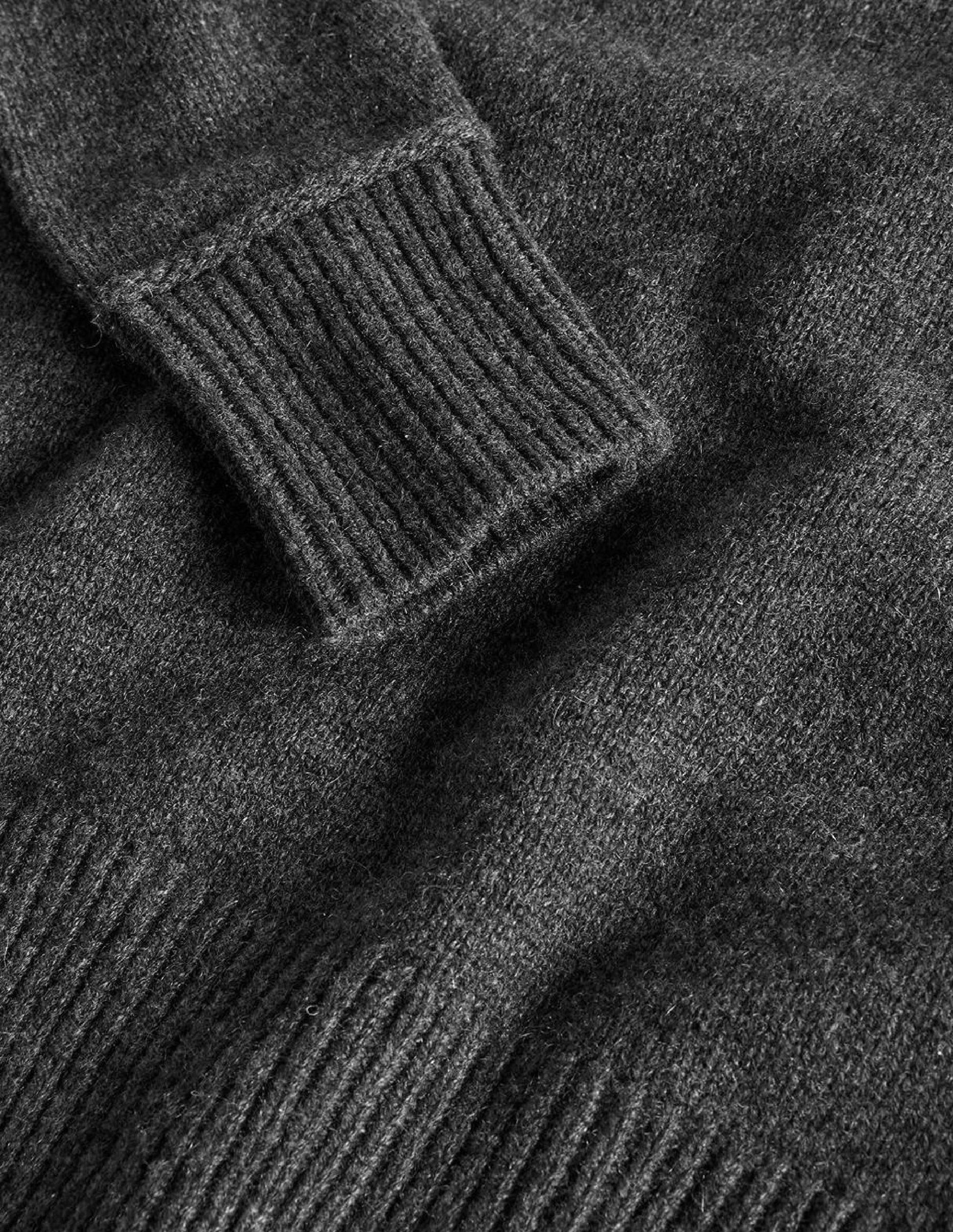Lofty Cashmere Jumper-Charcoal Melange-7