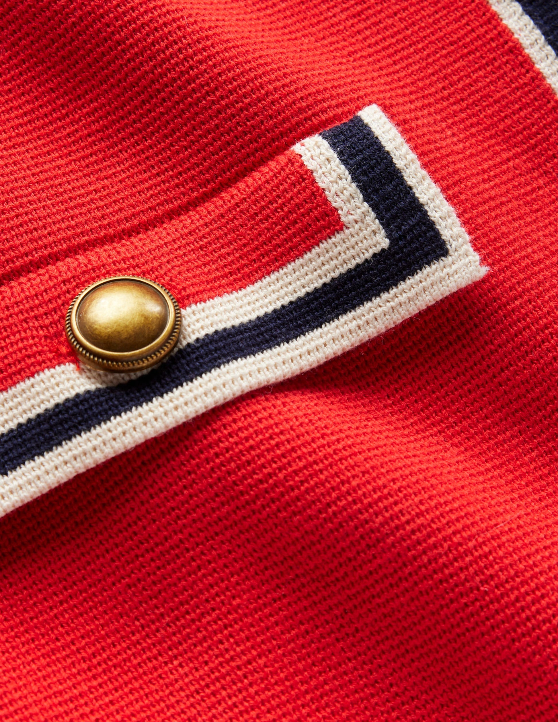 Holly Knitted Jacket-Hot Pepper Red-8