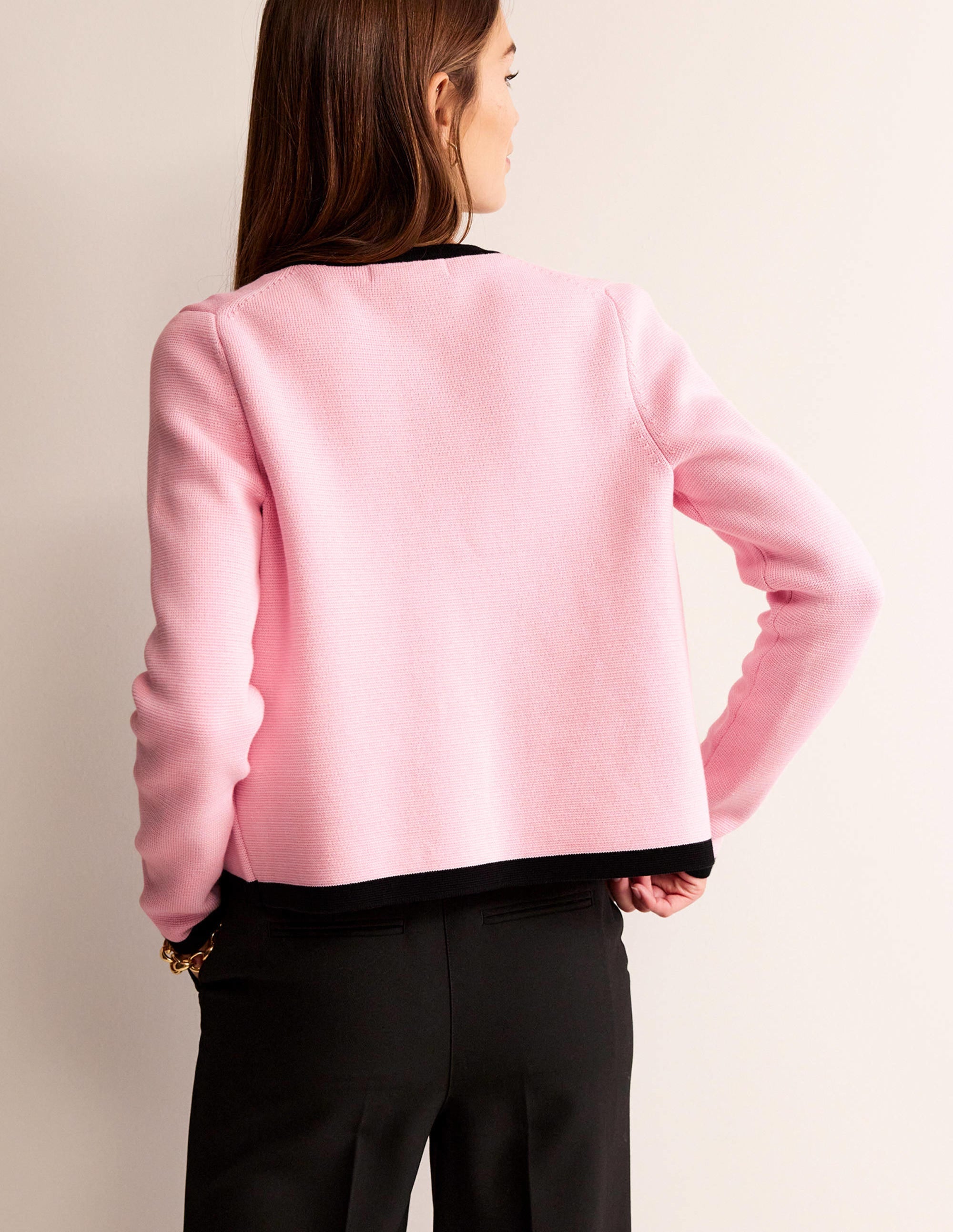 Holly Knitted Jacket-Spring Blossom Pink - Image 4