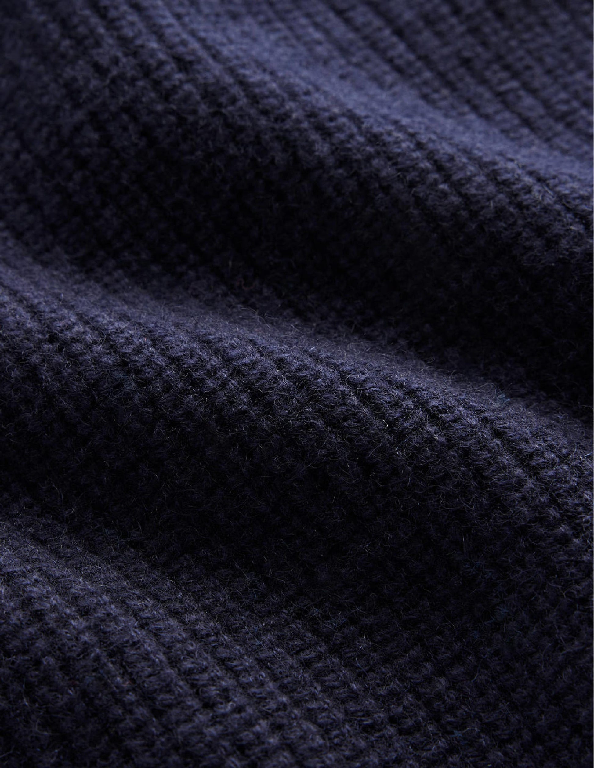 Key-Hole Cashmere Jumper-Navy-6