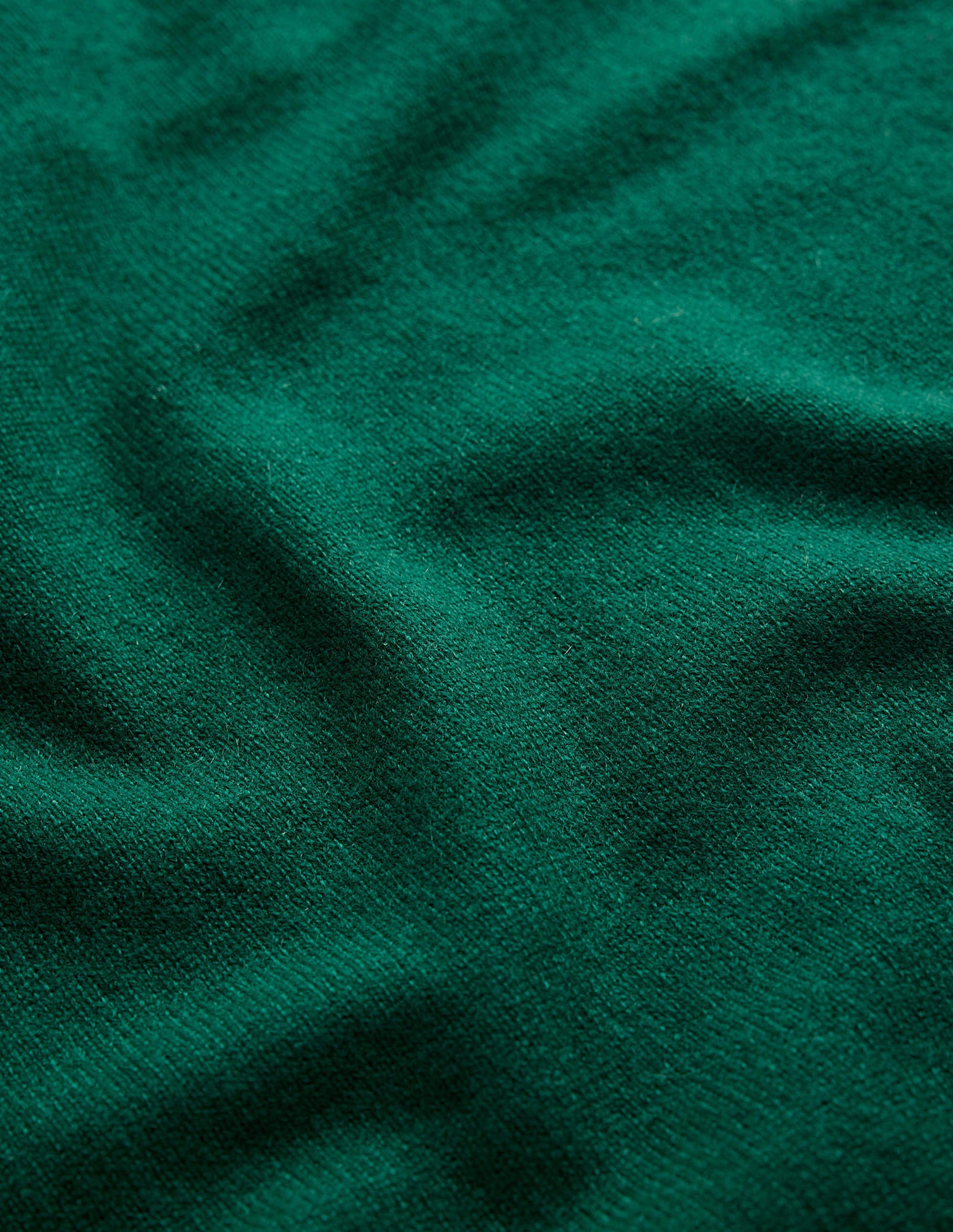 Eva Cashmere Crew Neck Jumper-Deep Forest-8