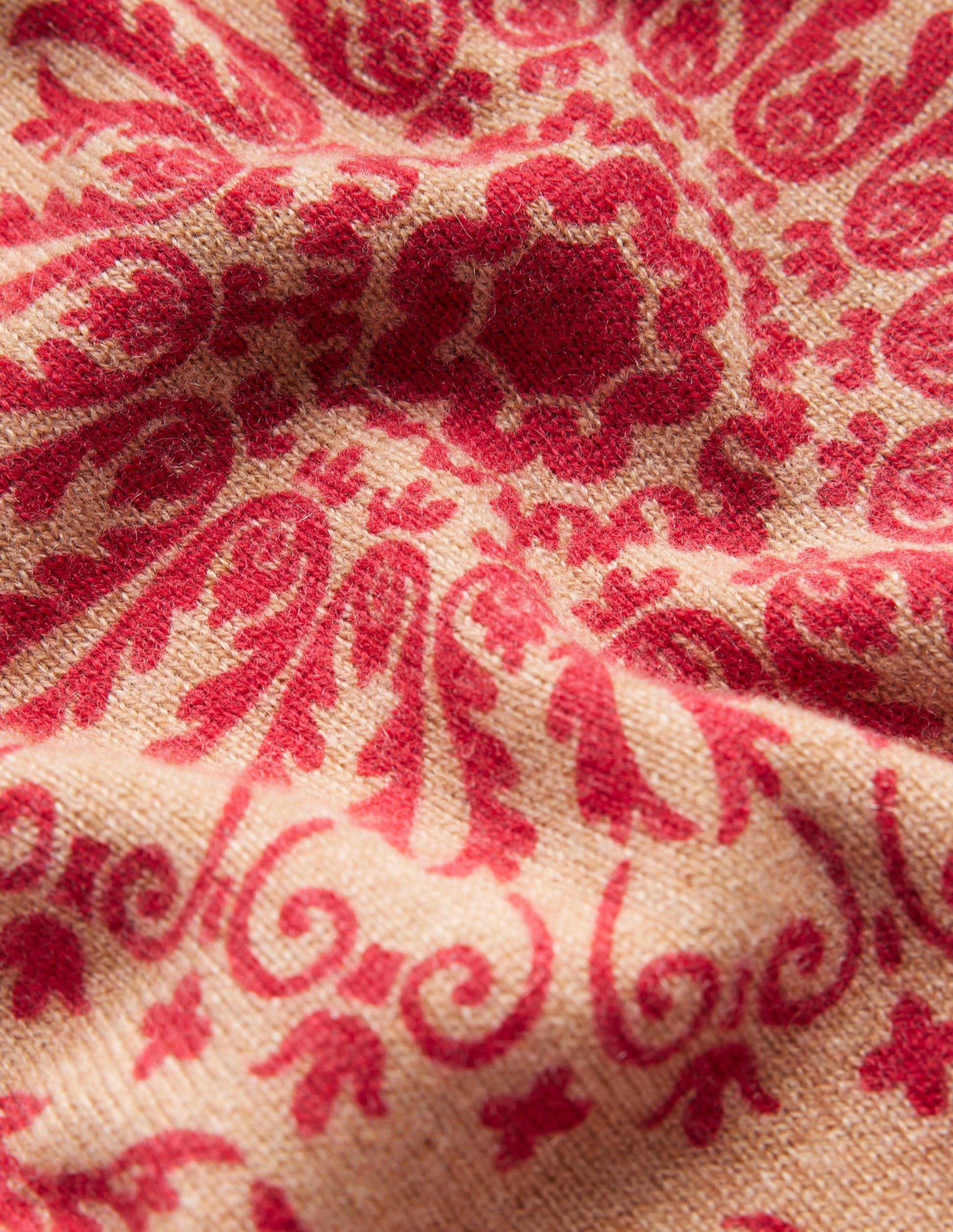 Eva Cashmere Crew Neck Jumper-Camel Pop Peony-6