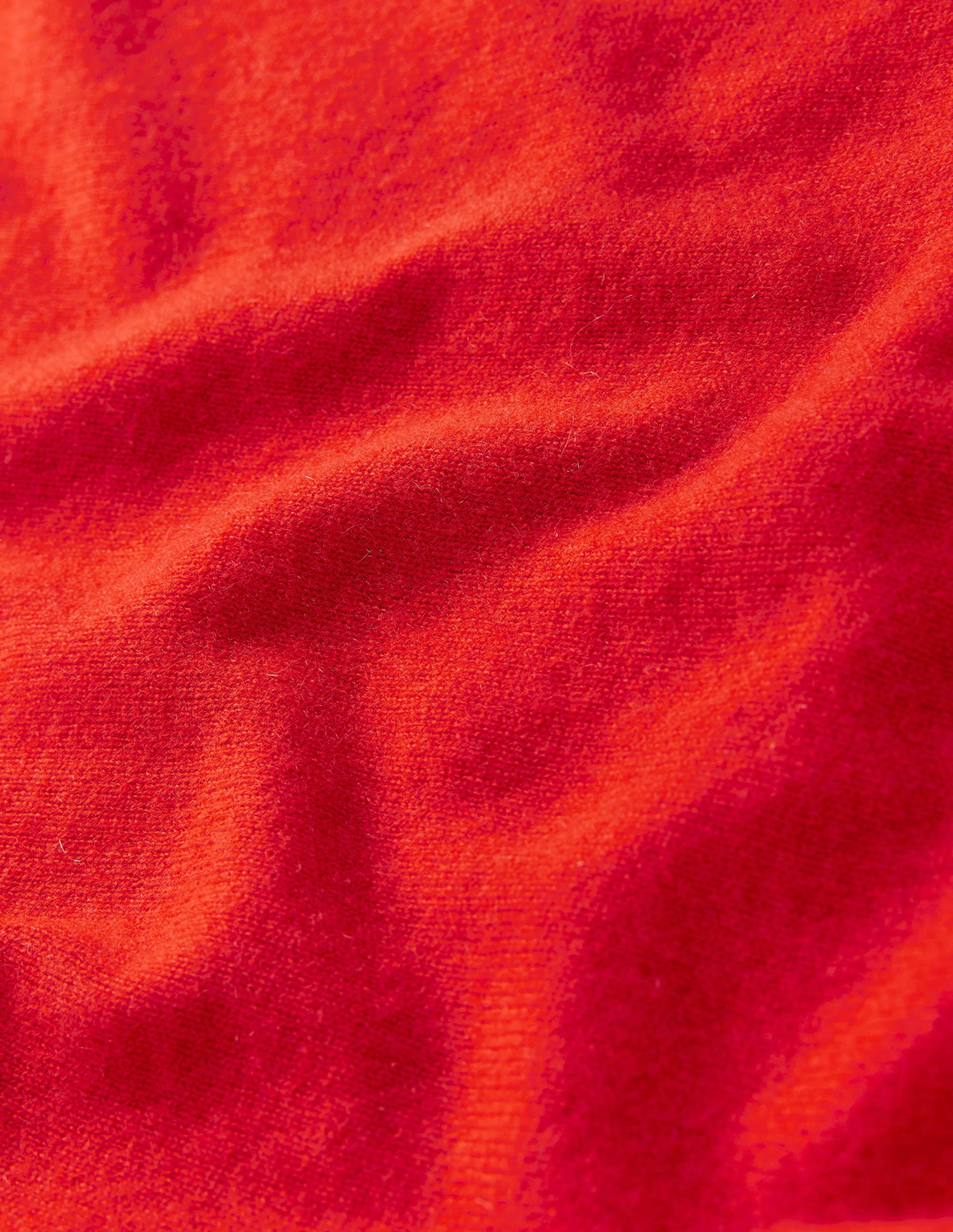 Eva Cashmere Crew Neck Jumper-Firecracker Red - Image 10