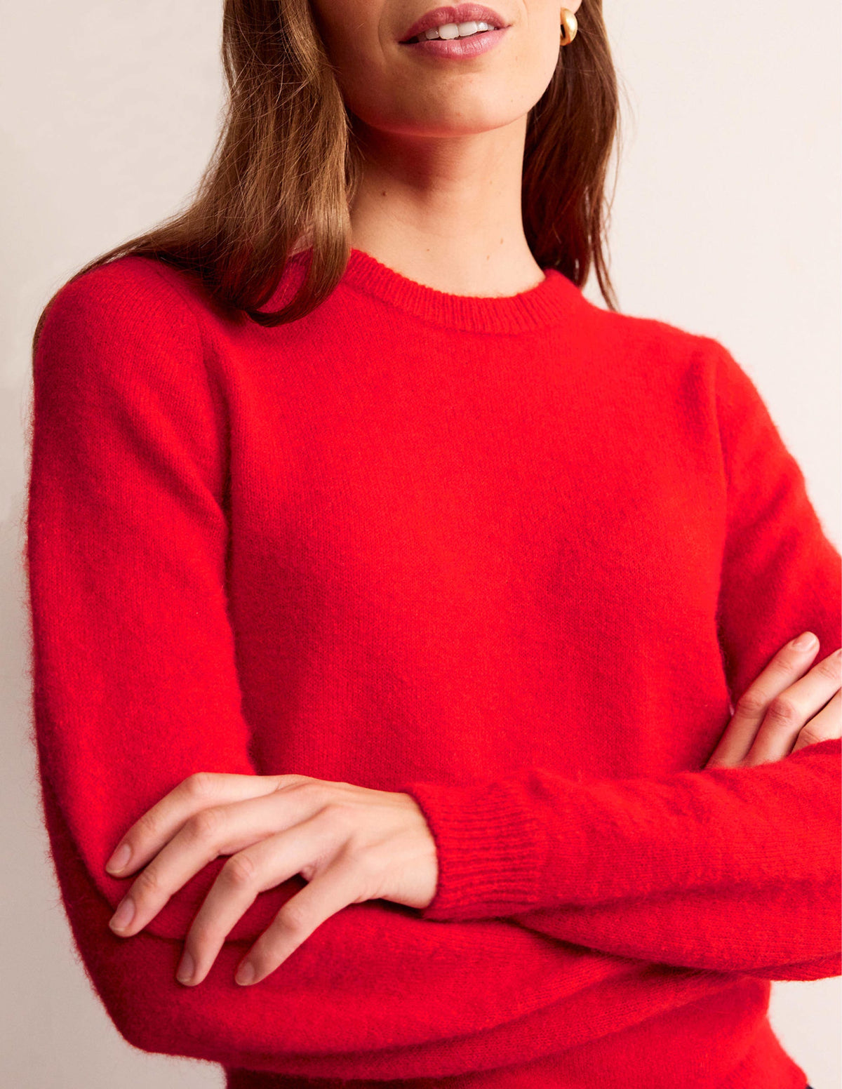 Fluffy Bow Back Jumper-Hot Pepper - Image 4