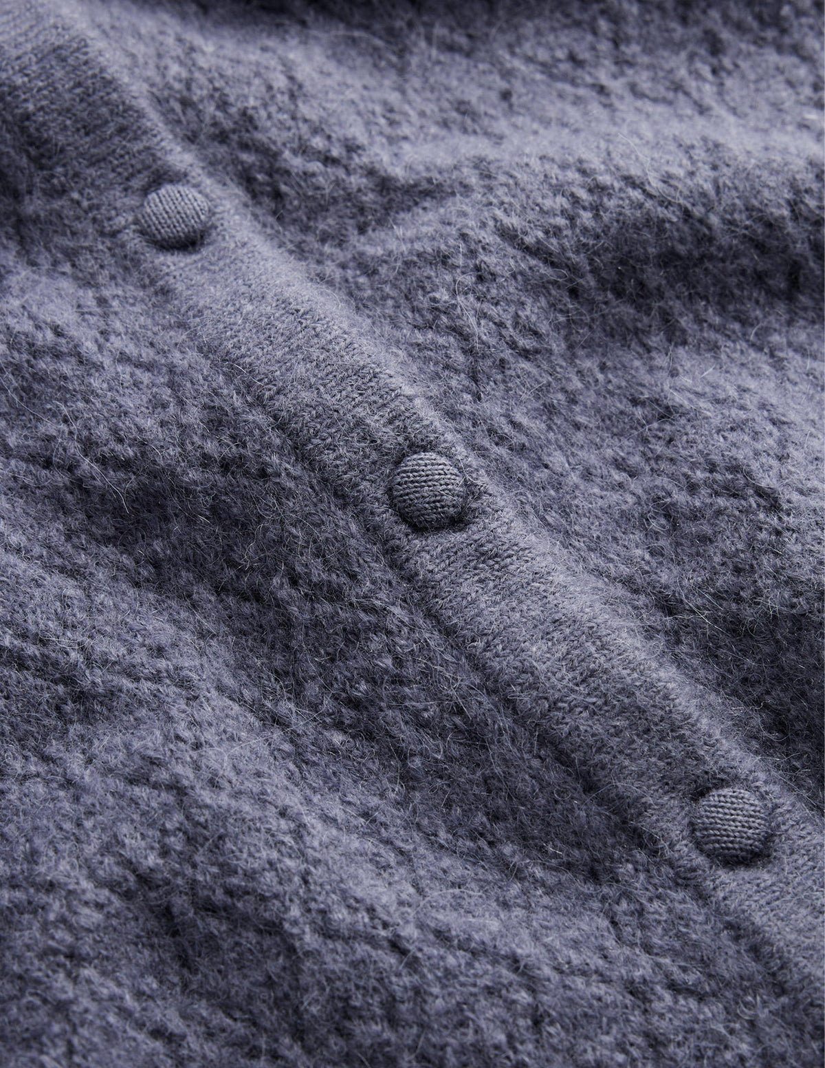 Fluffy Pointelle Cardigan-Nightshadow Blue-6