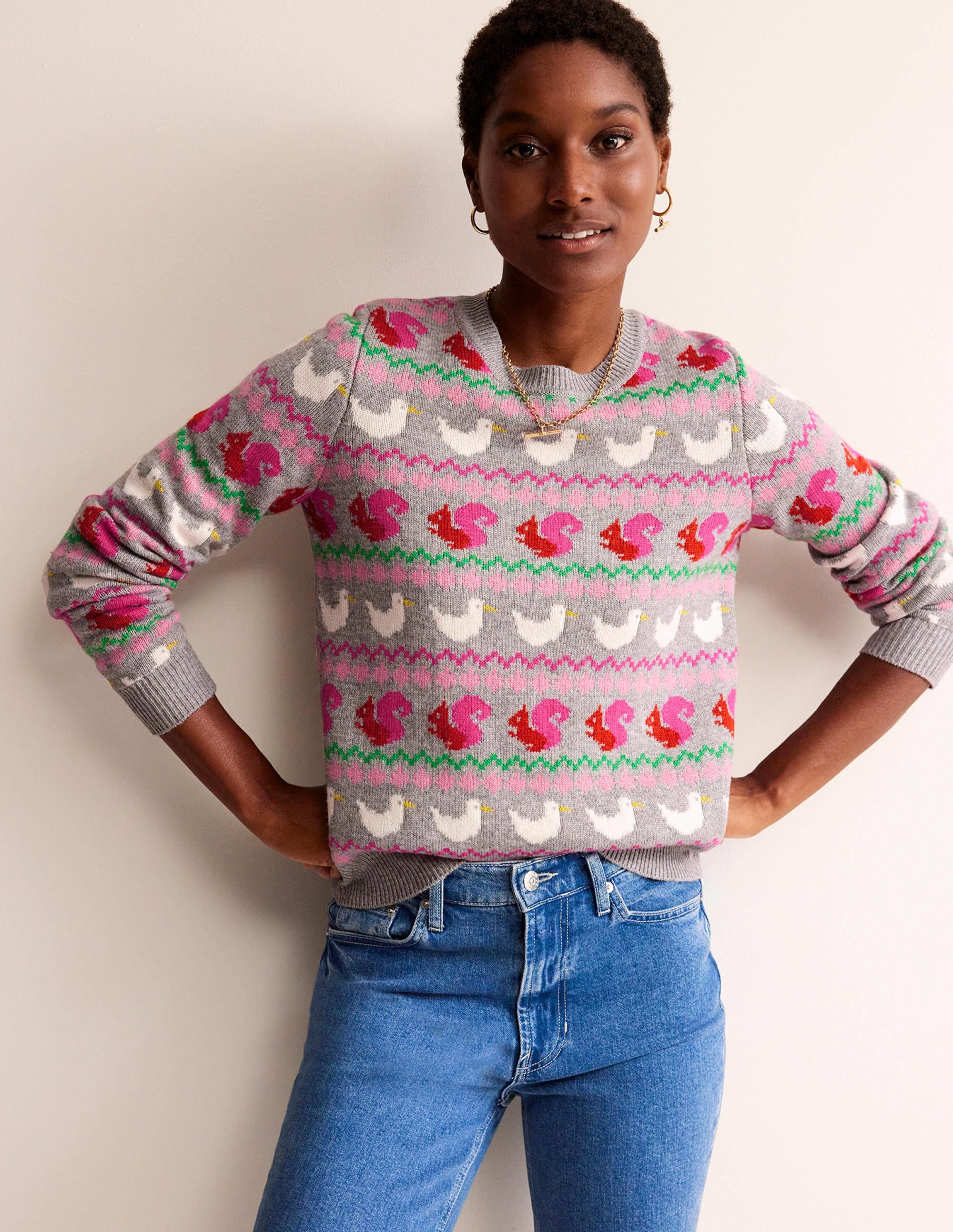 Edie Fair Isle Jumper-Nature Lover - Image 4