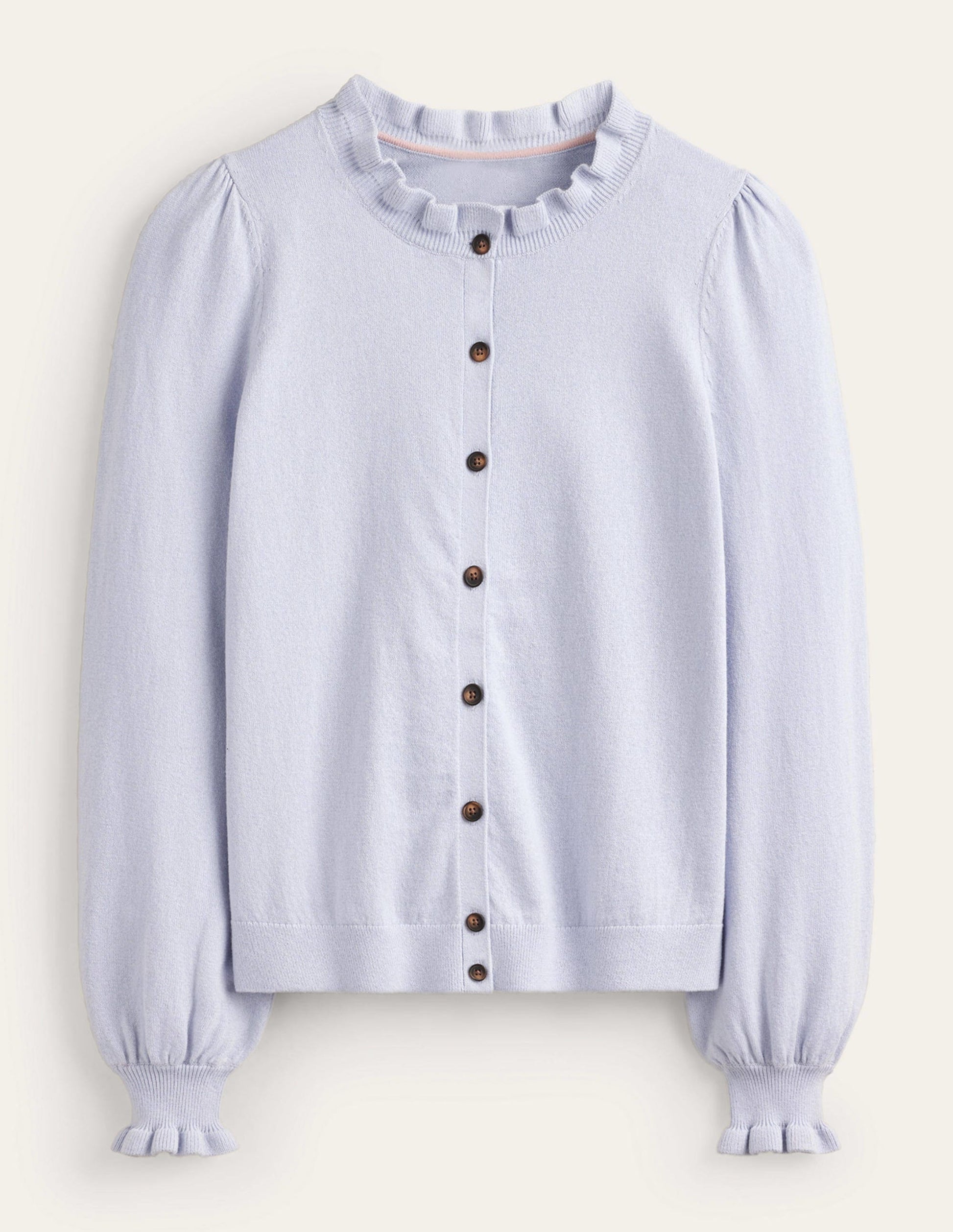 Ruffle-Neck Cardigan-Opal-5
