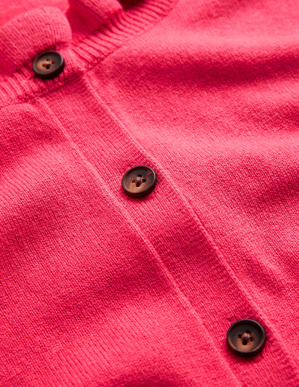 Ruffle-Neck Cardigan-Raspberry - Image 7