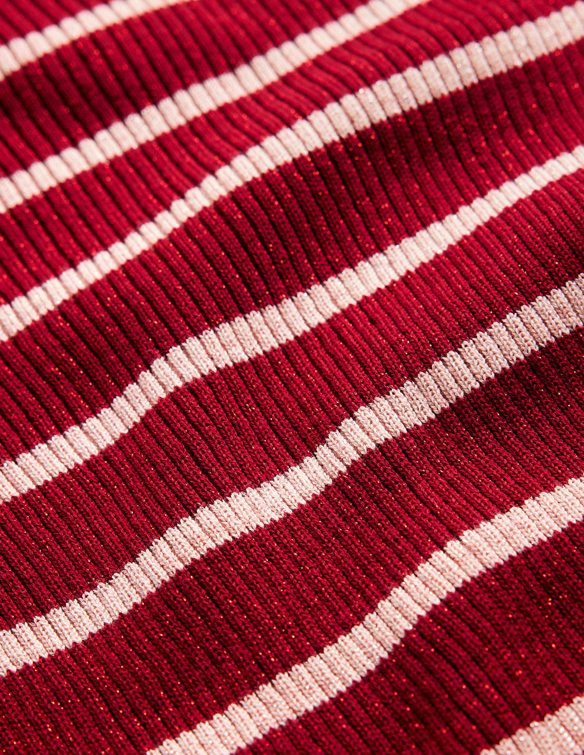 Effie Sparkle Stripe Jumper-Red, Chalky Pink Stripe-6