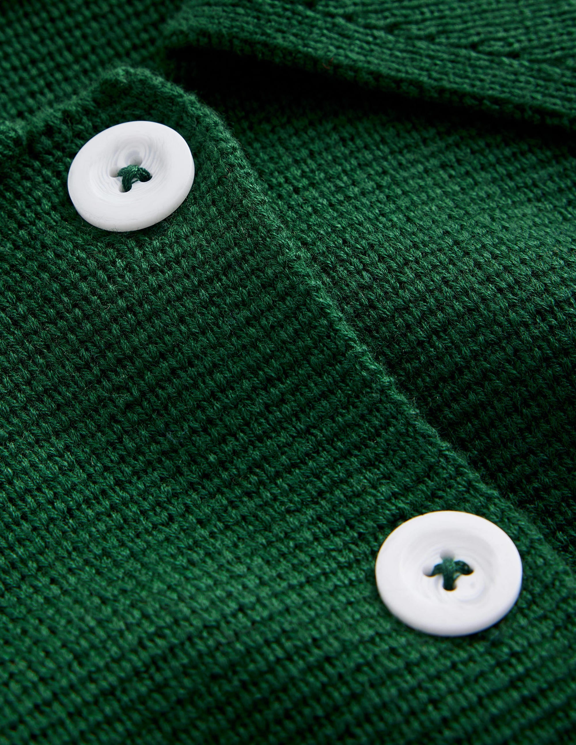 Emily Wool Blend Cardigan-Hunter Green - Image 6