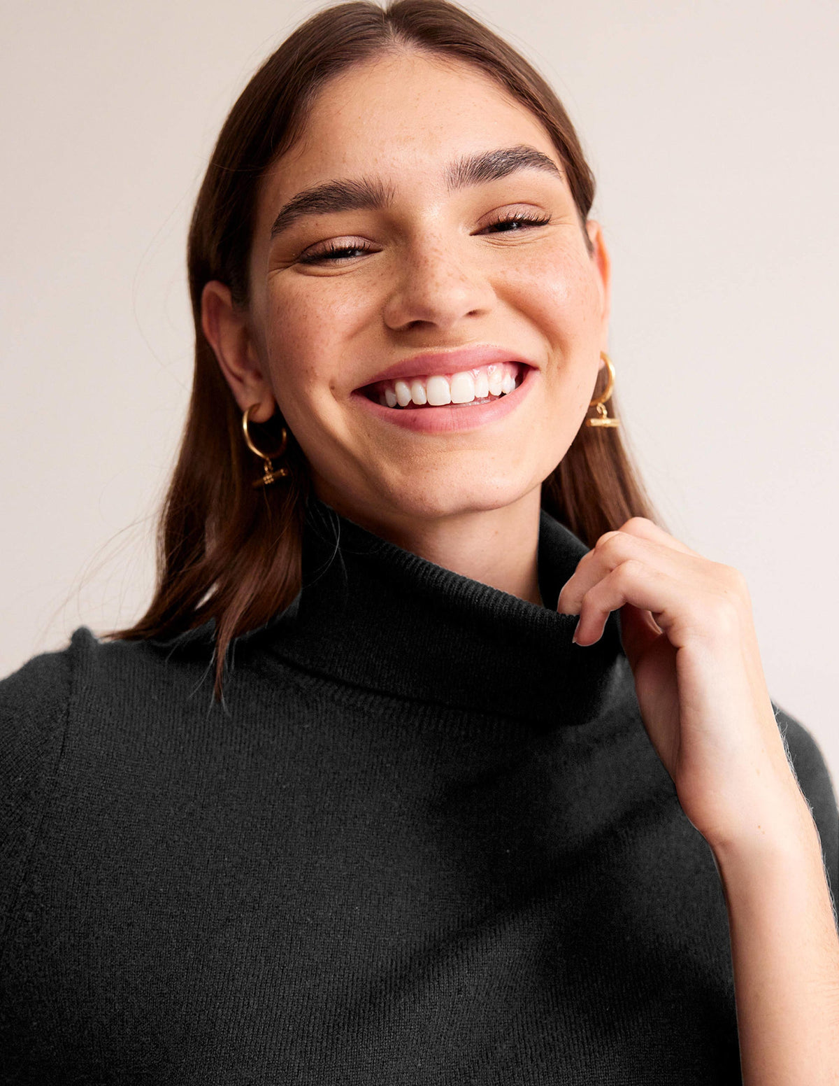 Eva Cashmere Jumper-Black - Image 2