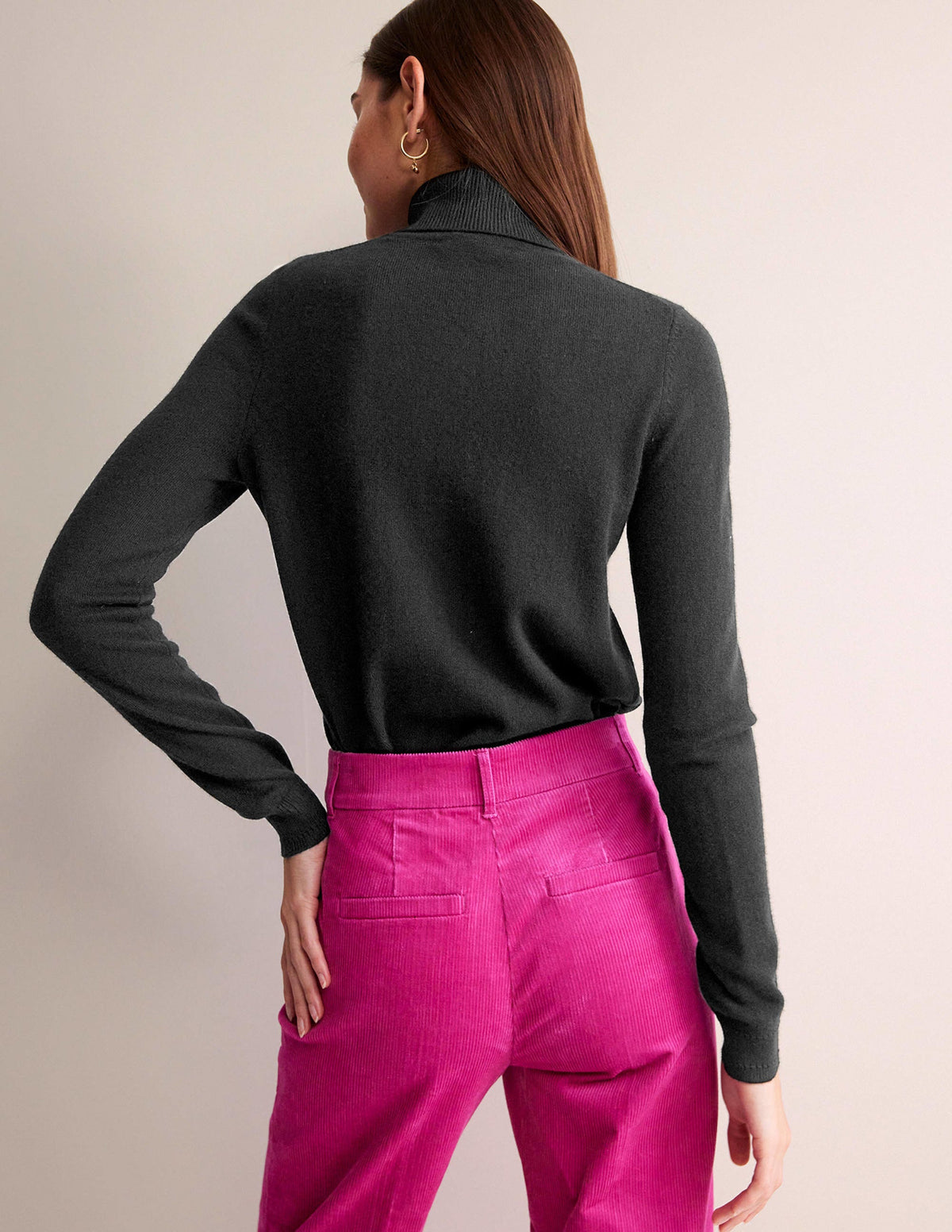 Eva Cashmere Jumper-Black - Image 3