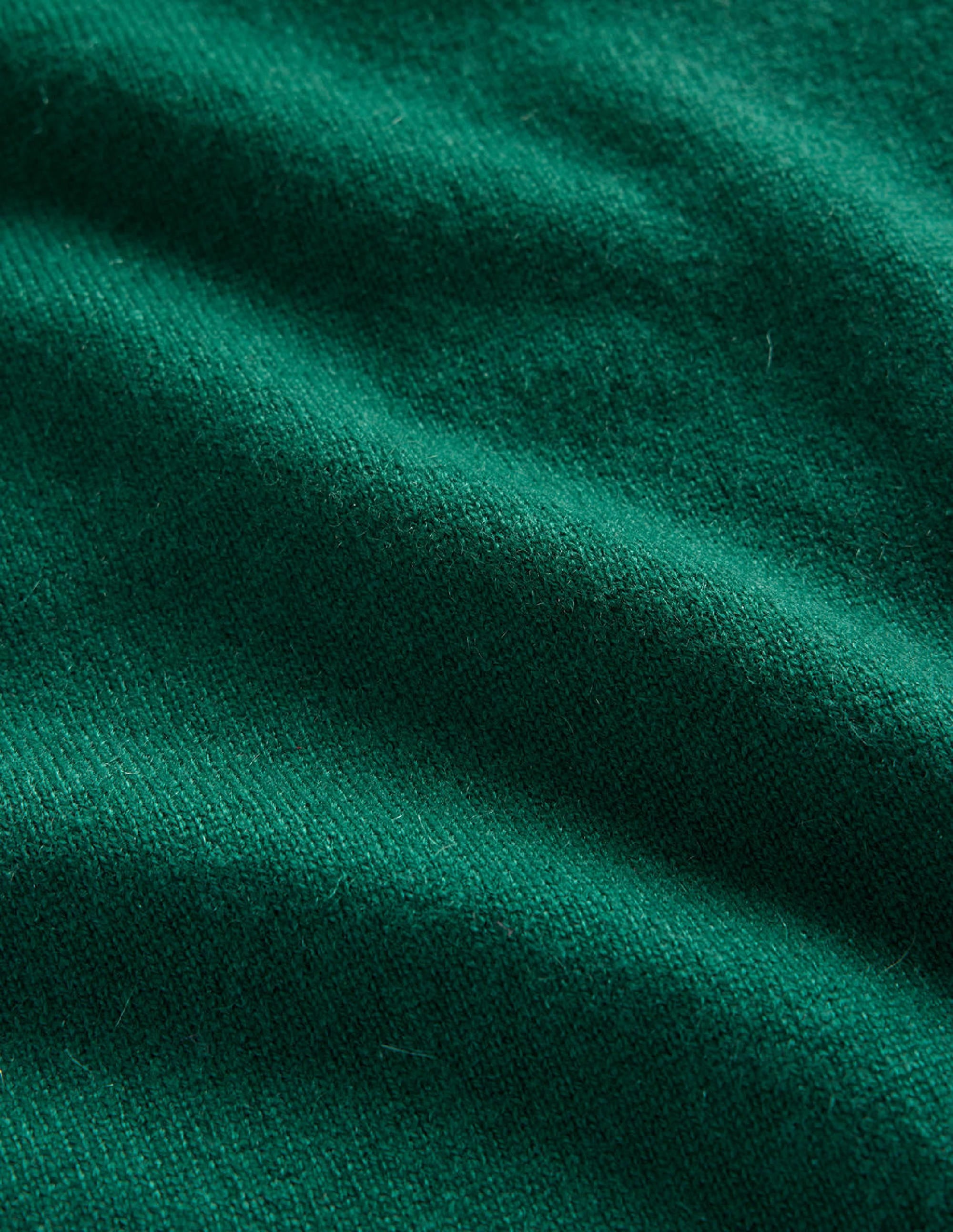 Eva Cashmere Roll-Neck Jumper-Deep Forest - Image 7