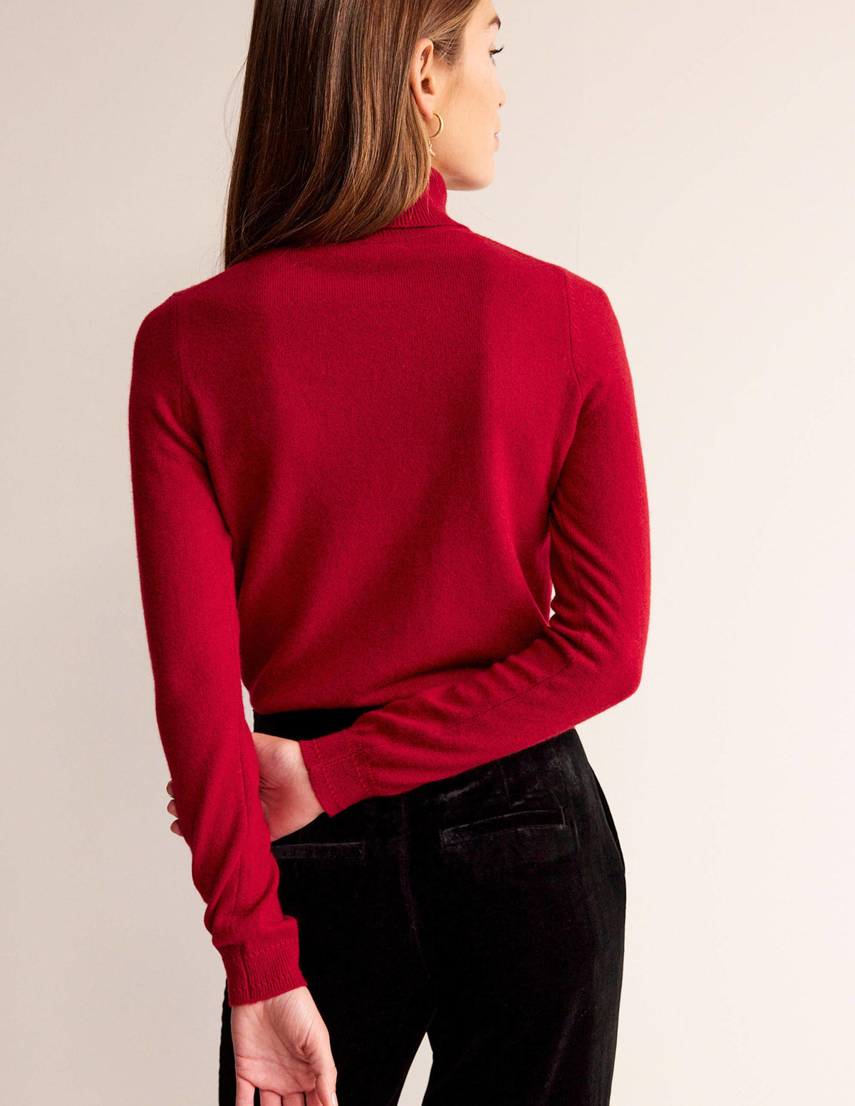 Eva Cashmere Roll-Neck Jumper-Salsa-3