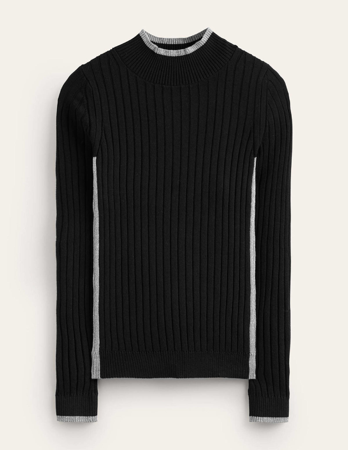 Isodora Ribbed Jumper-Black-5