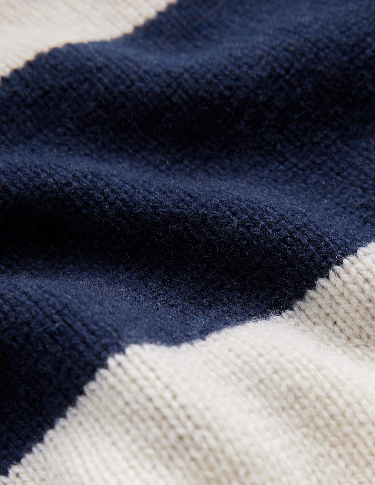 Olivia Merino Jumper-Navy and Ivory - Image 7
