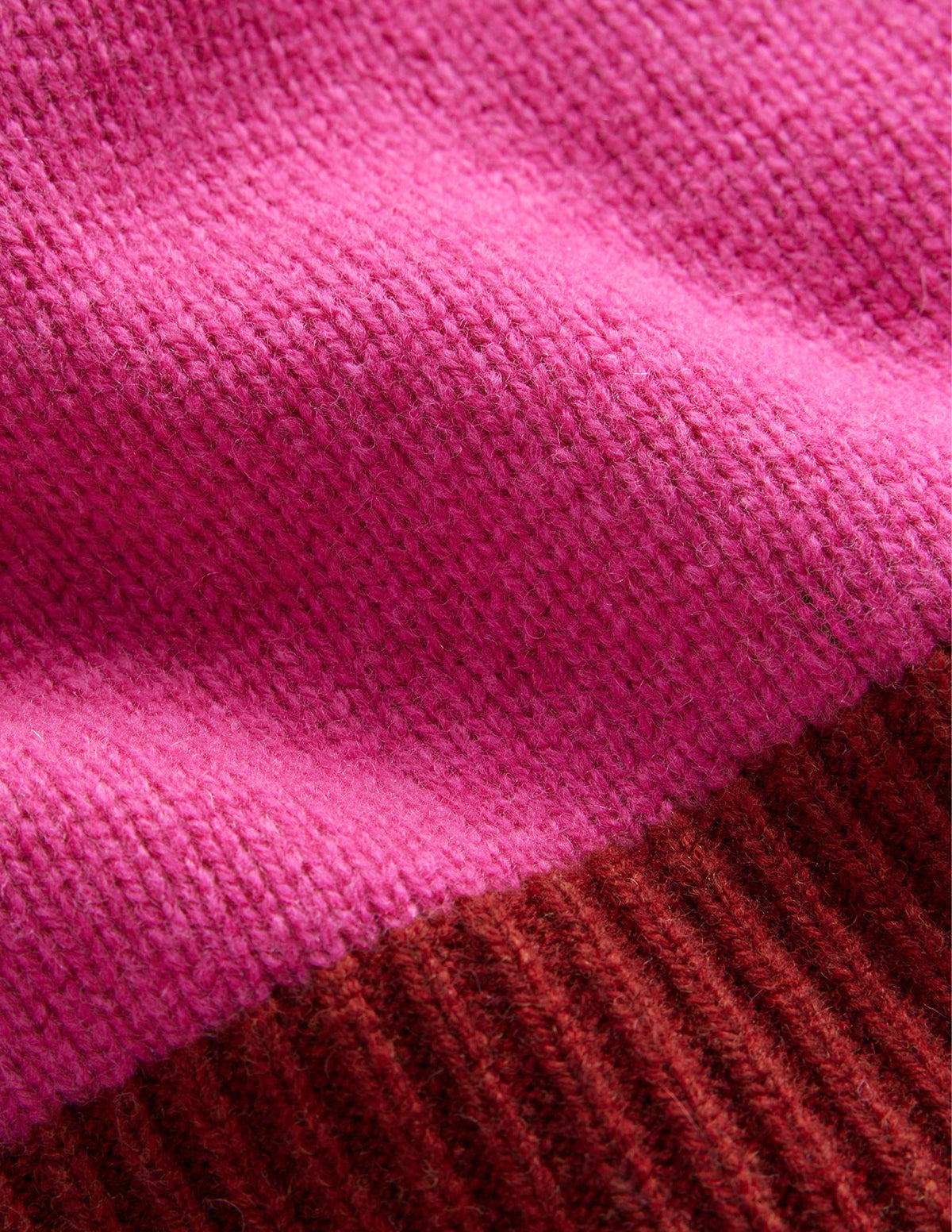 Olivia Merino Jumper-Amaranth, Fireglow Colourblock-6