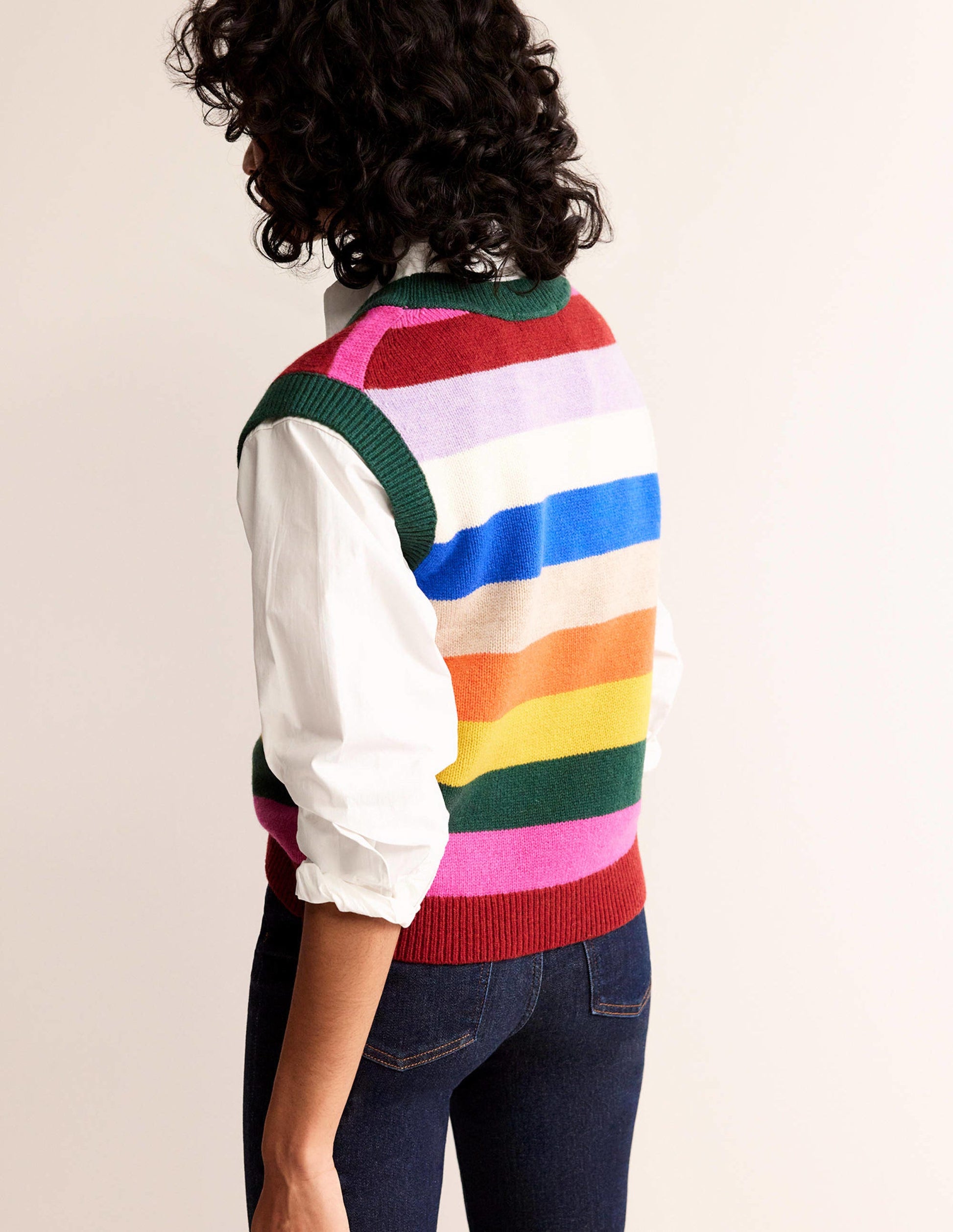 Olivia Merino Tank-Rainbow Multistripe-4