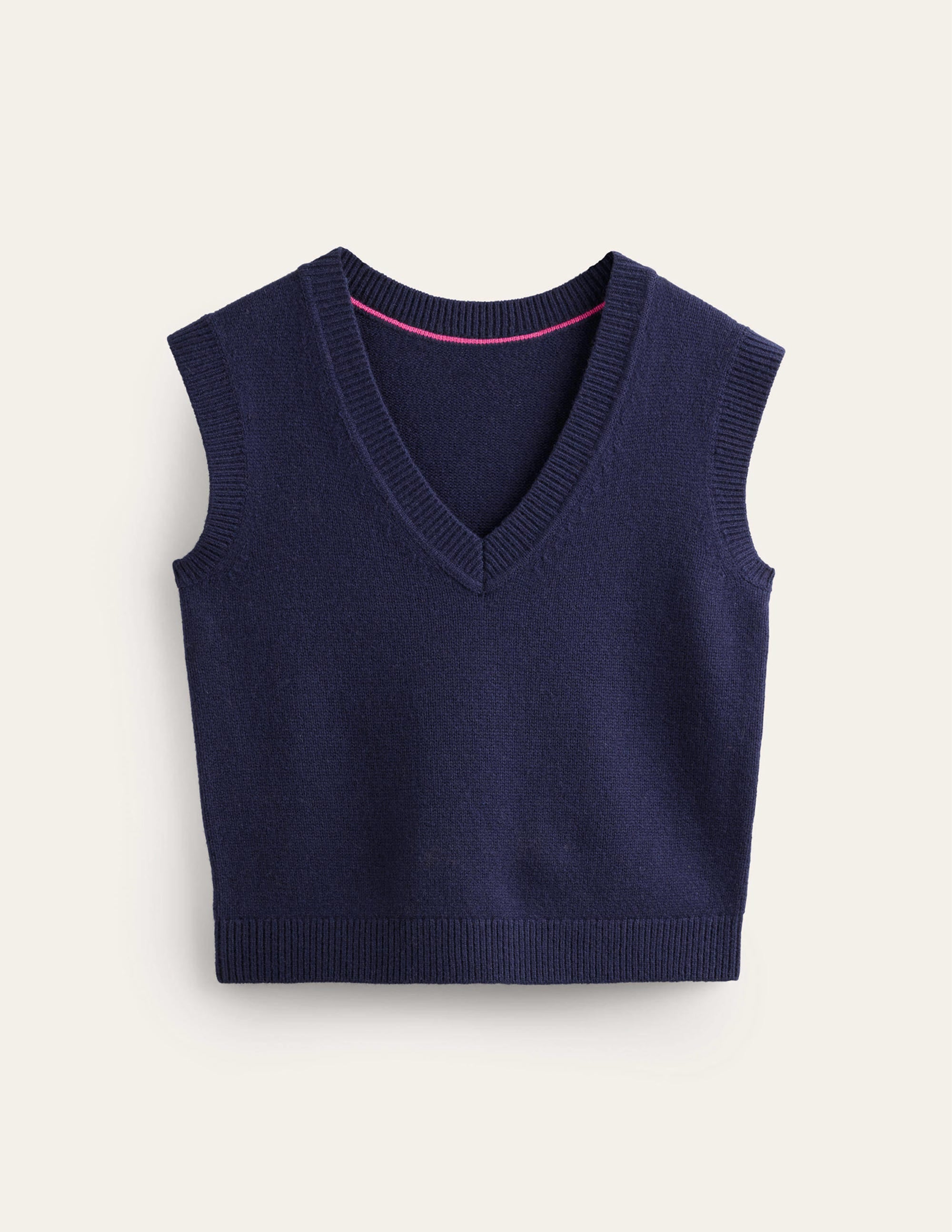 Olivia Merino Tank-Navy - Image 5