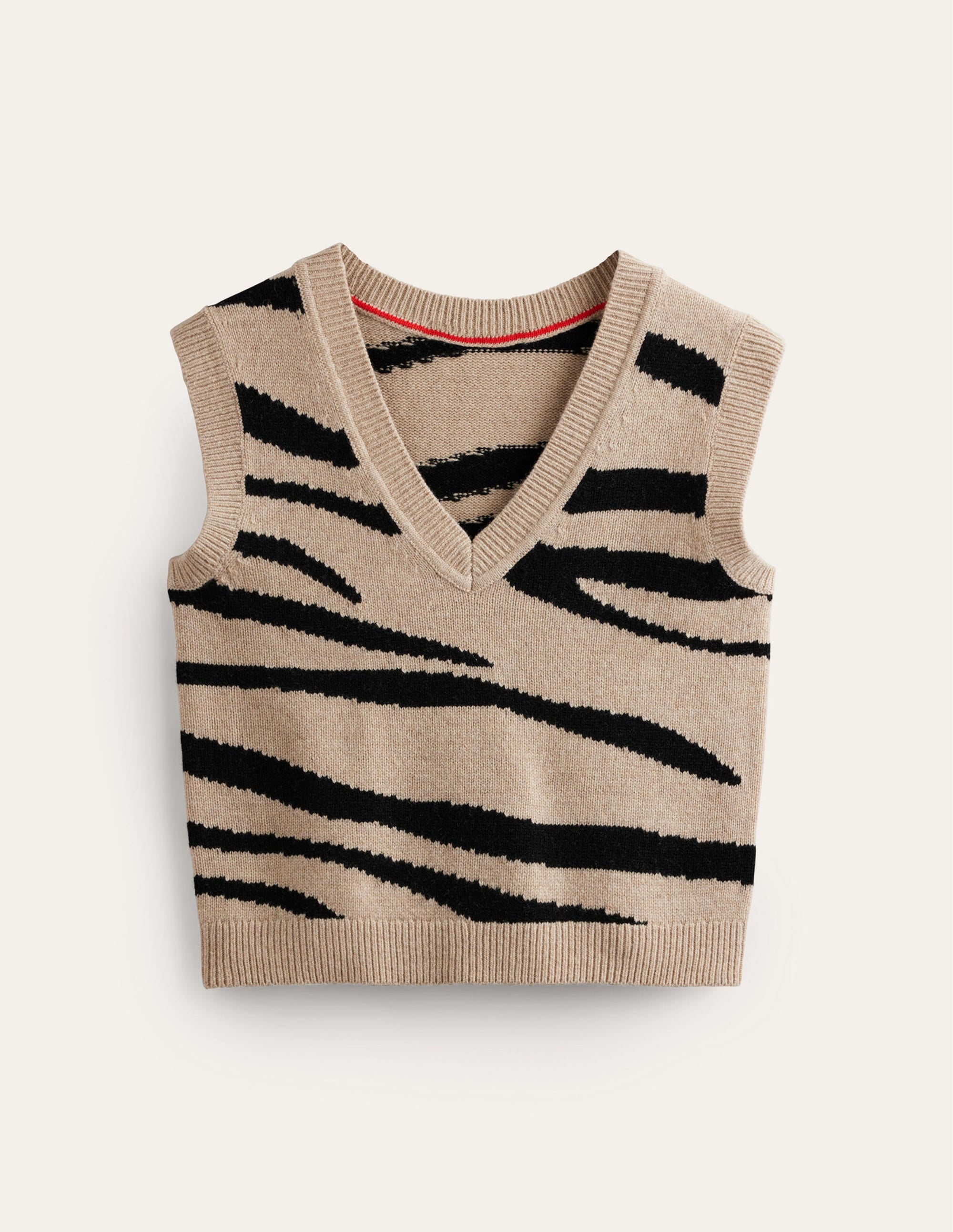 Zebra Tank-Chinchilla Melange and Black - Image 5