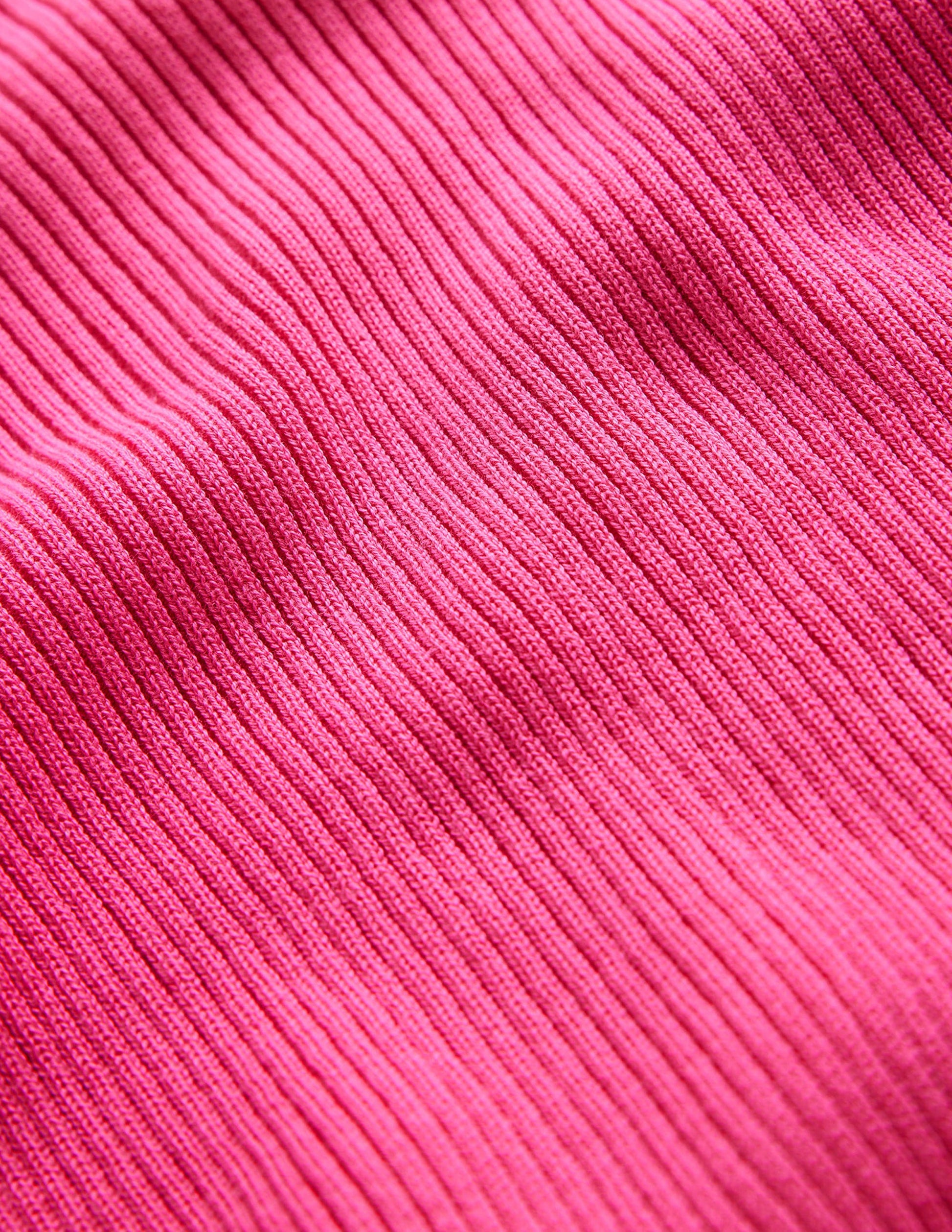 Ribbed Cotton Jumper-Pink-6