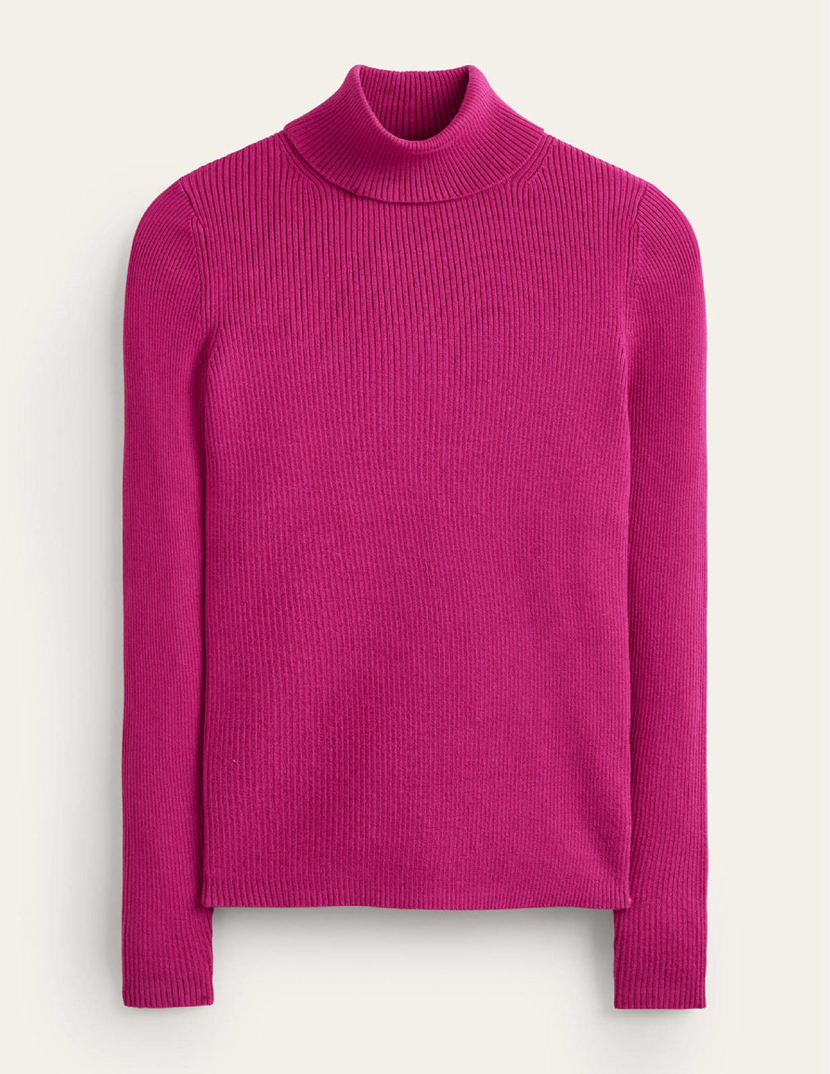 Catriona Roll Neck Jumper-Festival Fuchsia - Image 5