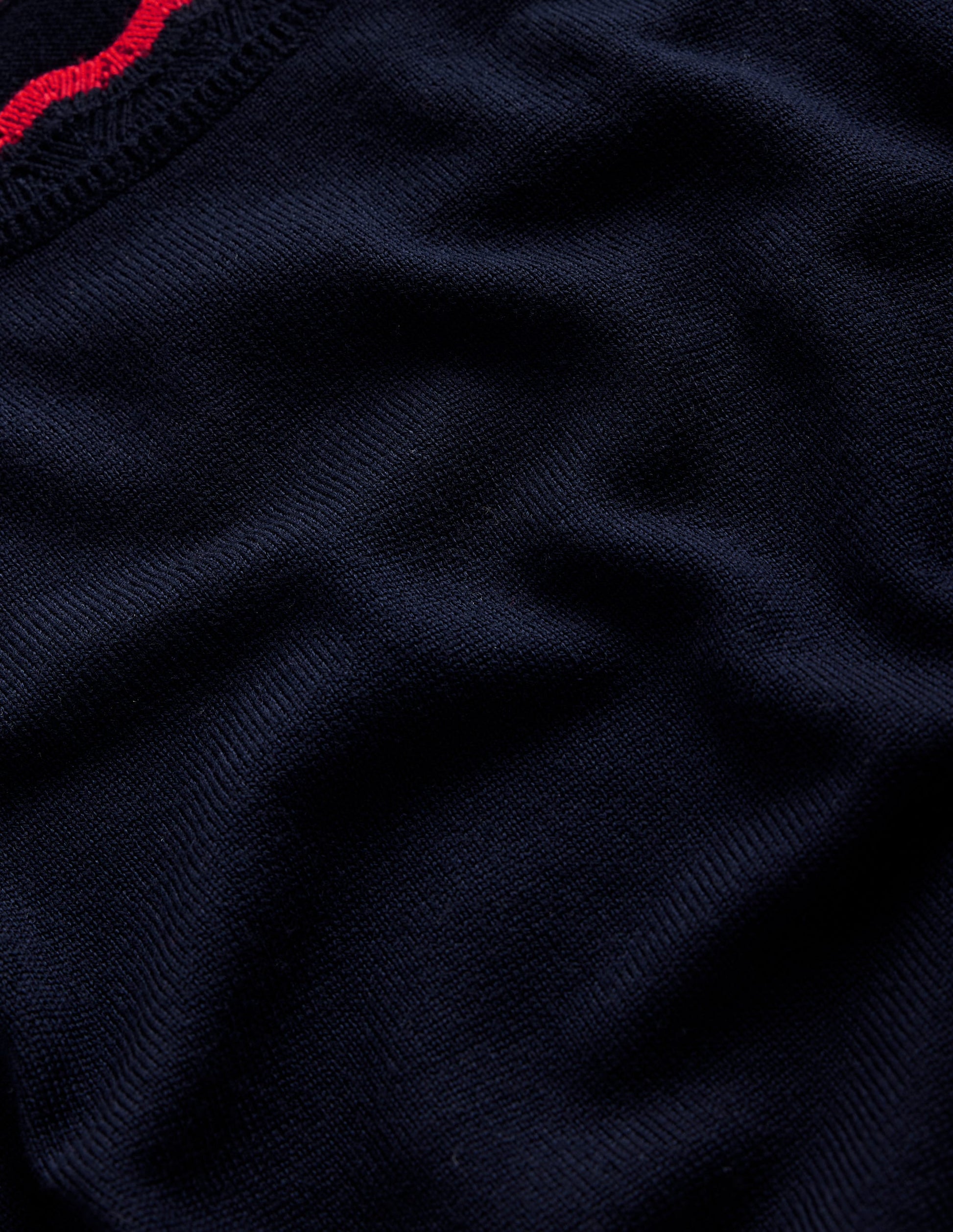 Merino Scalloped T-shirt-Navy-6