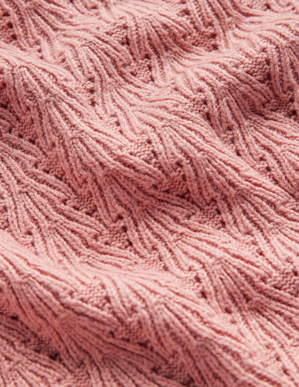Pointelle Stitch Jumper-Rosetta Blush - Image 7