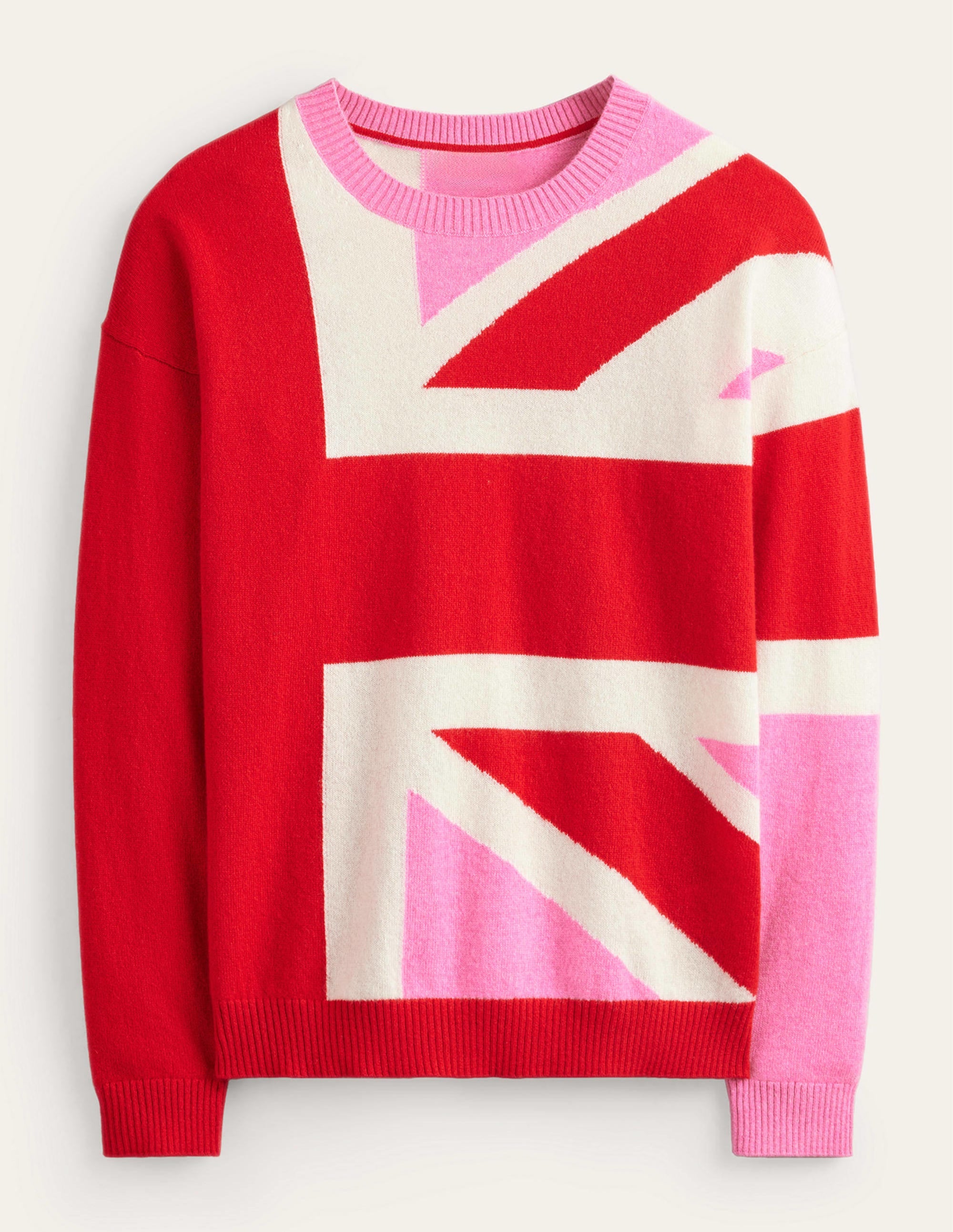 Lydia Cashmere Jumper-Cherry Blossom Melange - Image 6