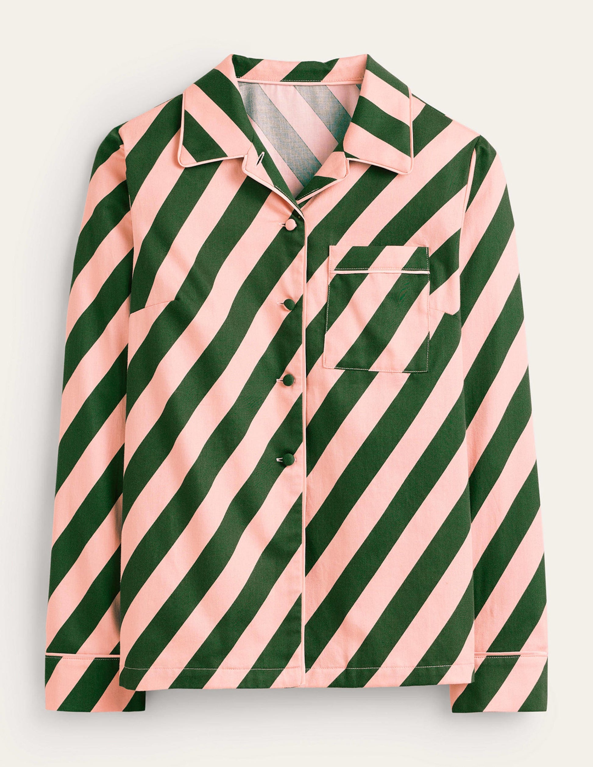Cotton Sateen Pyjama Shirt-Ceylon Yellow, Tiger-5