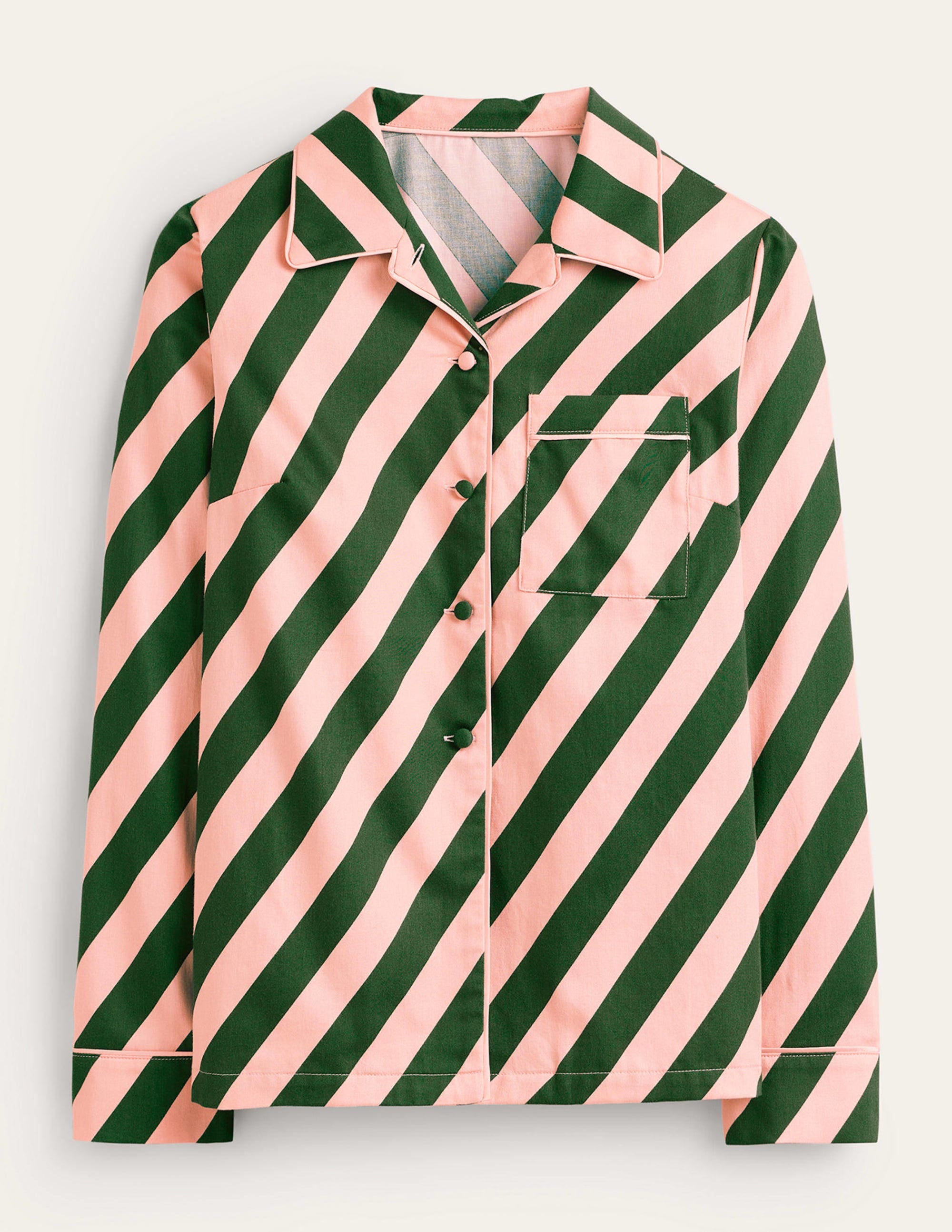 Cotton Sateen Pyjama Shirt-Ceylon Yellow, Tiger - Image 5