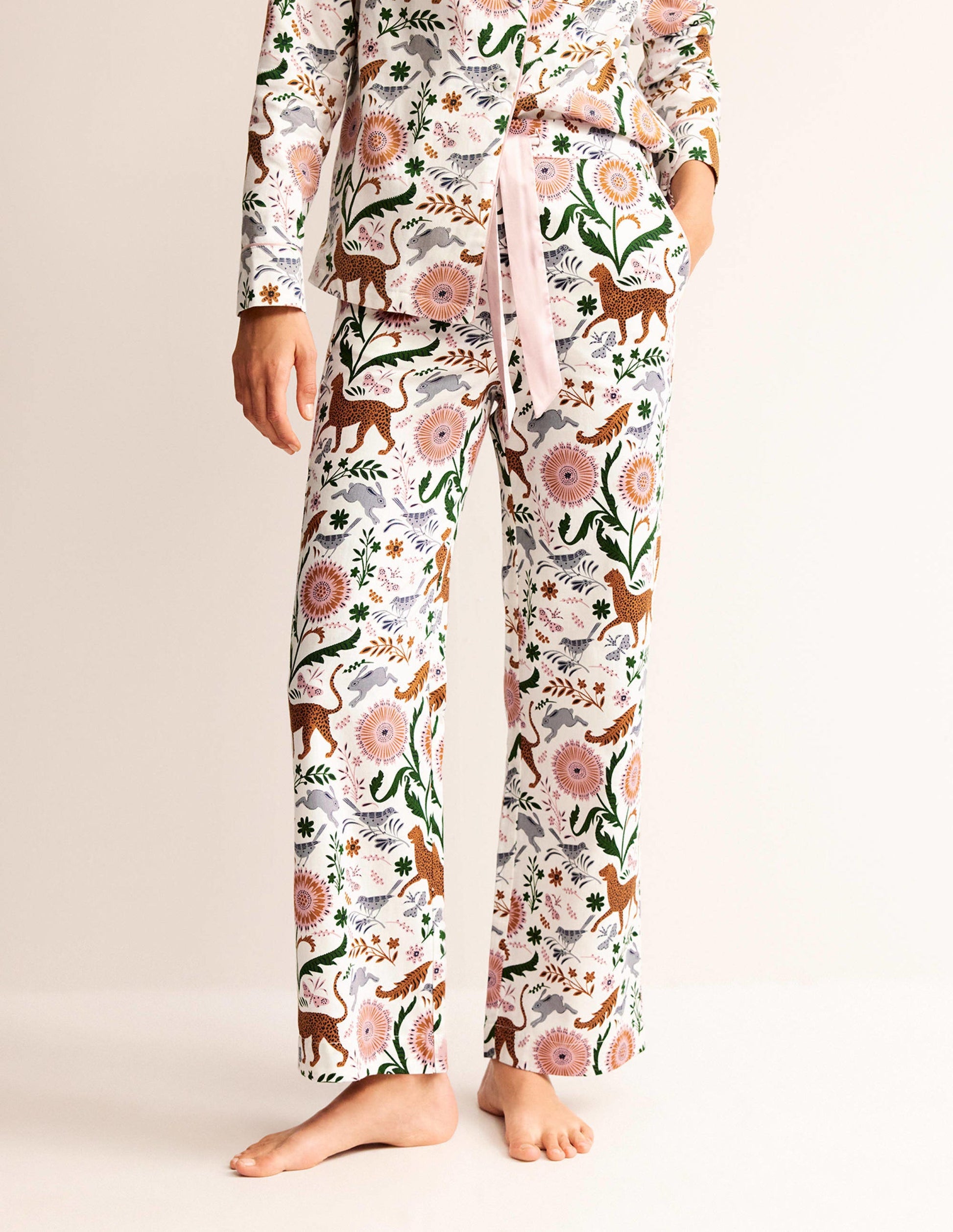 Cotton Sateen Pyjama Trousers-DONT USE-4
