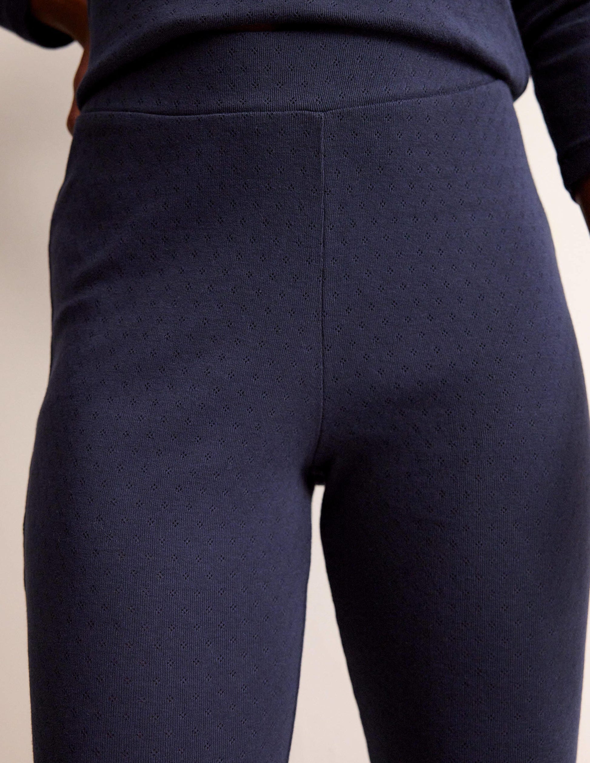Jersey Pyjama Leggings-Navy-2
