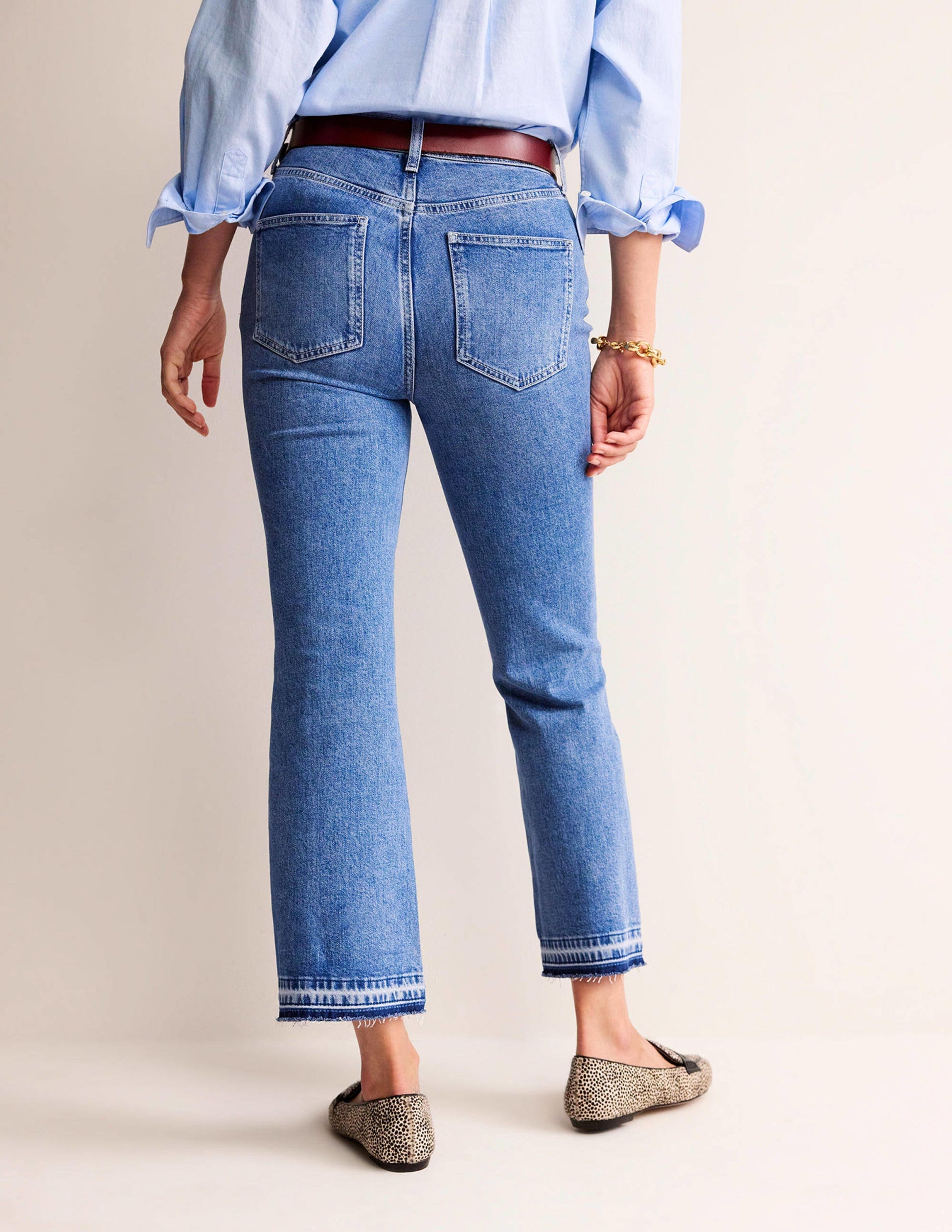 Mid Rise Baby Kick Jeans-Mid Vintage-3