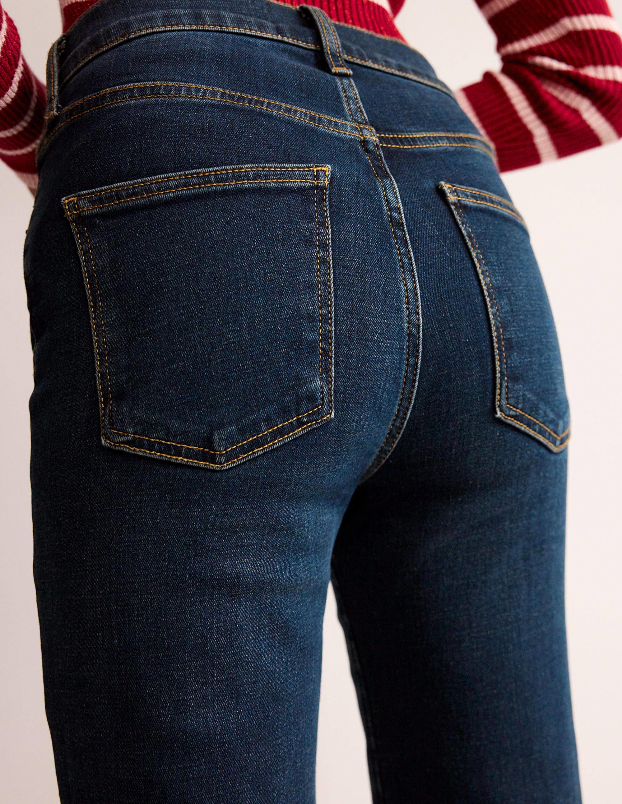 Mid Rise Slim Leg Jeans-Indigo Vintage - Image 2